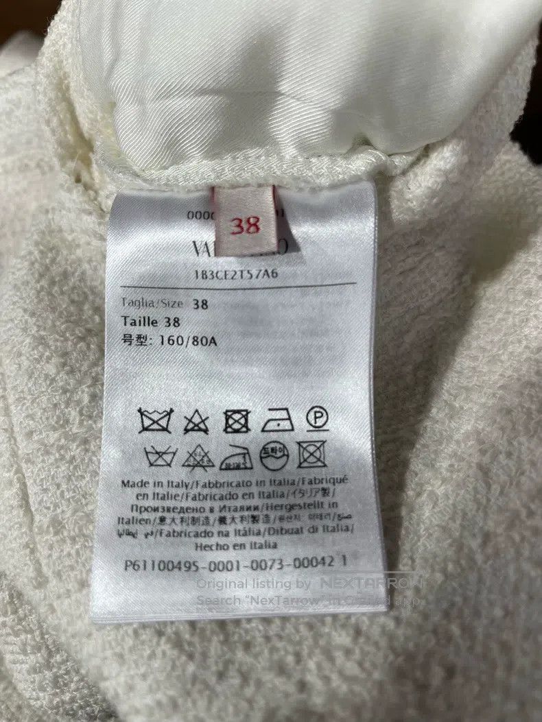 Valentino Valentino White tweed double-breasted coat Size XS / US 0-2 / IT 36-38 - 3 Thumbnail