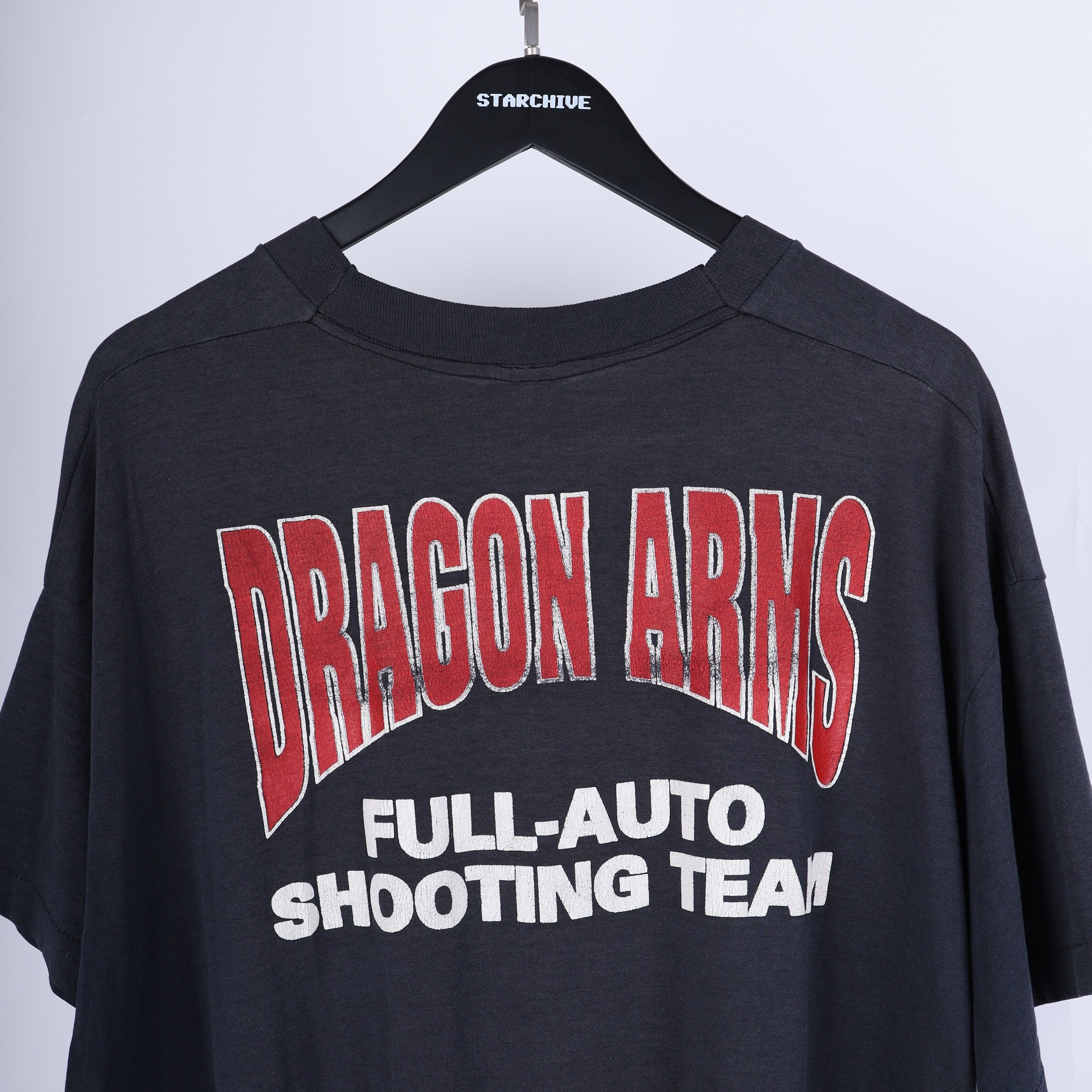Vintage VINTAGE DRAGON ARMS AUTOMATIC WEAPONS TEE Size US XXL / EU 58 / 5 - 3 Thumbnail