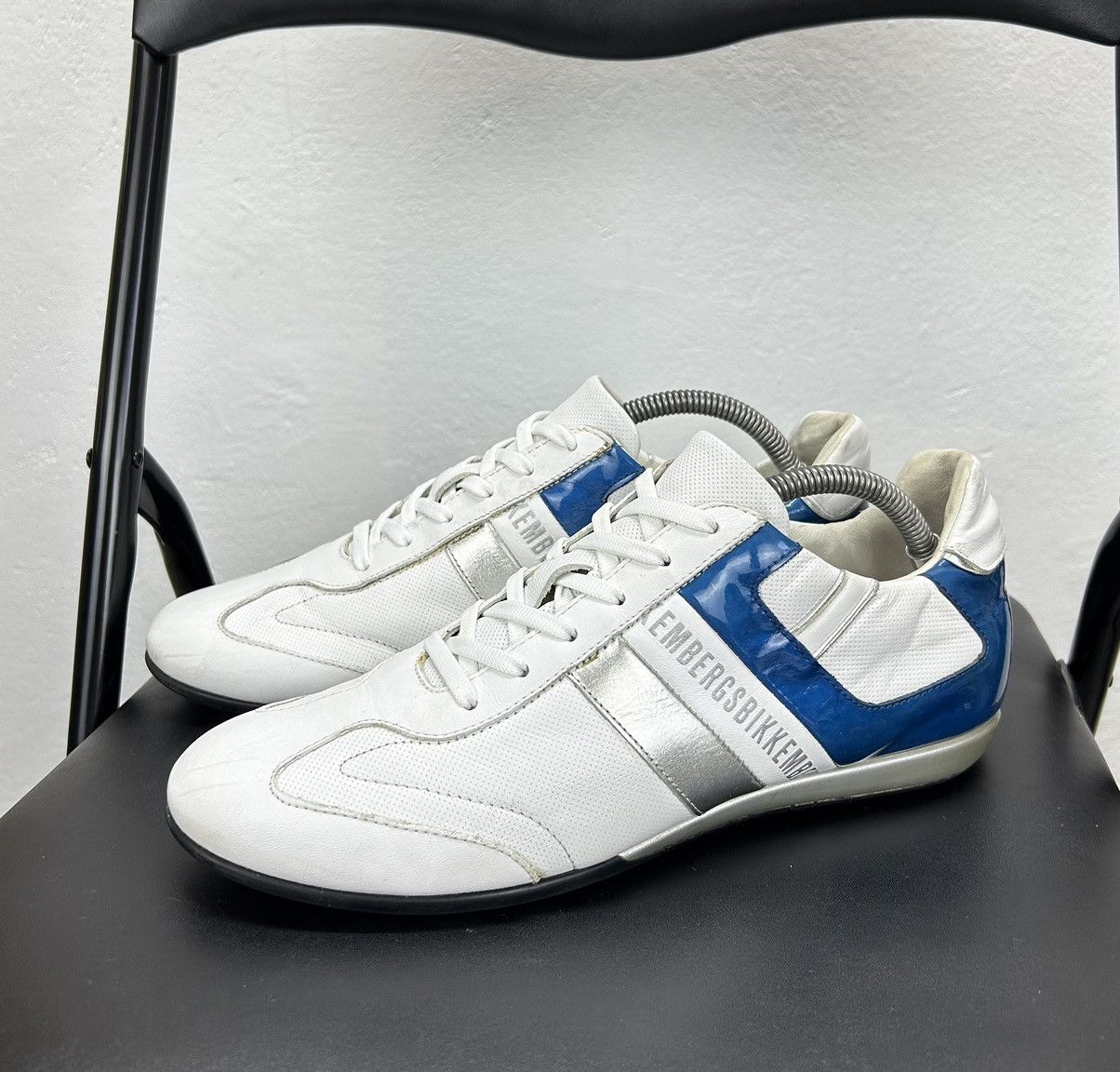 Dirk Bikkembergs Bikkembergs Leather Low Top Sneakers White Size 41 Size US 9 / EU 42 - 1 Thumbnail