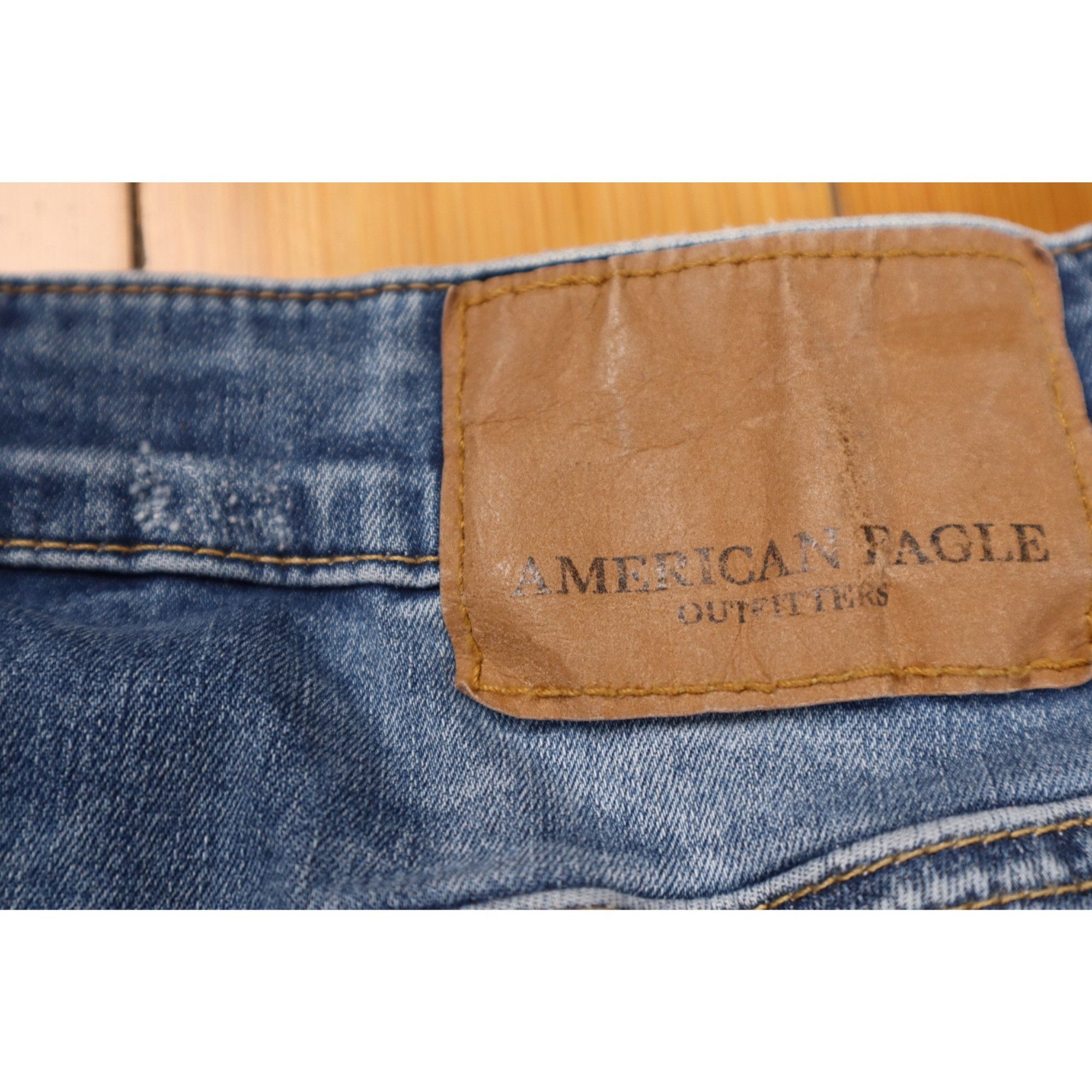 American Eagle Outfitters American Eagle Extreme Flex Jeans 28x34 Distressed Studio Wa Size 28" / US 6 / IT 42 - 7 Thumbnail