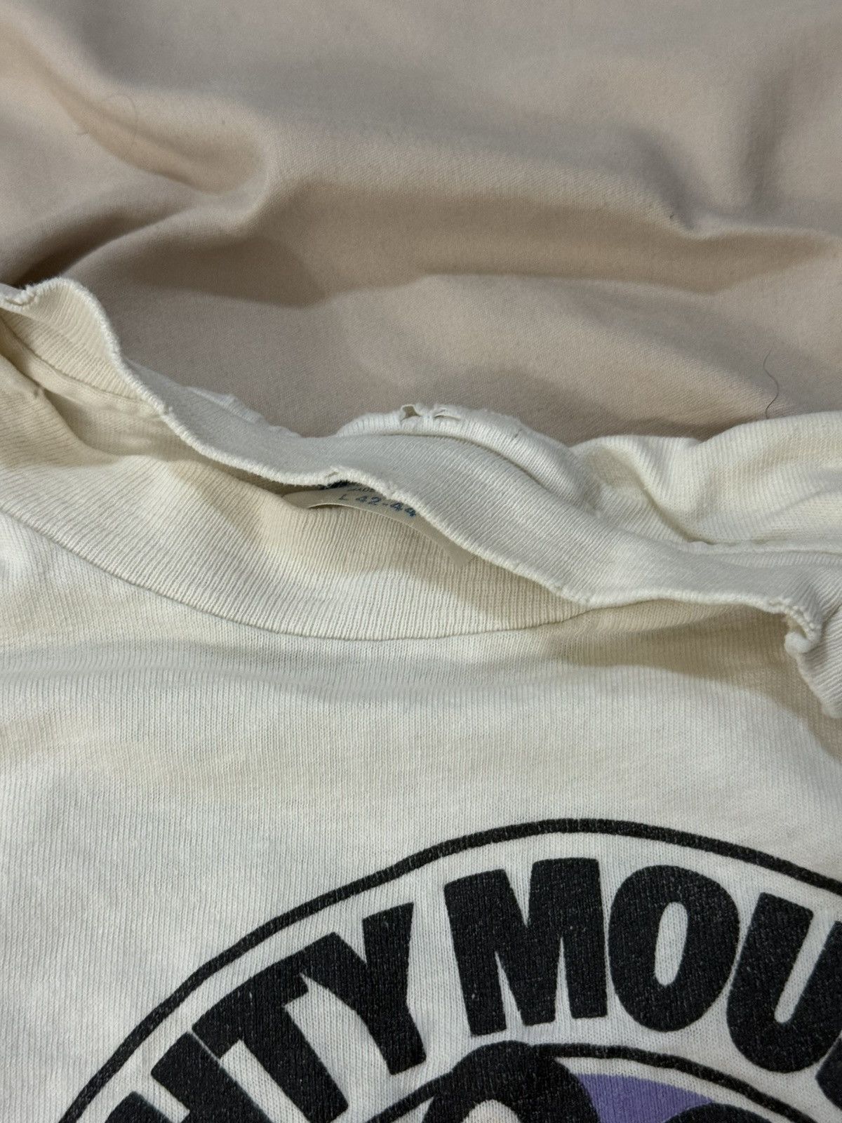 Vintage Vintage 80s Might Mouse Snack Cheese Promo T-Shirt Size US L / EU 52-54 / 3 - 6 Thumbnail