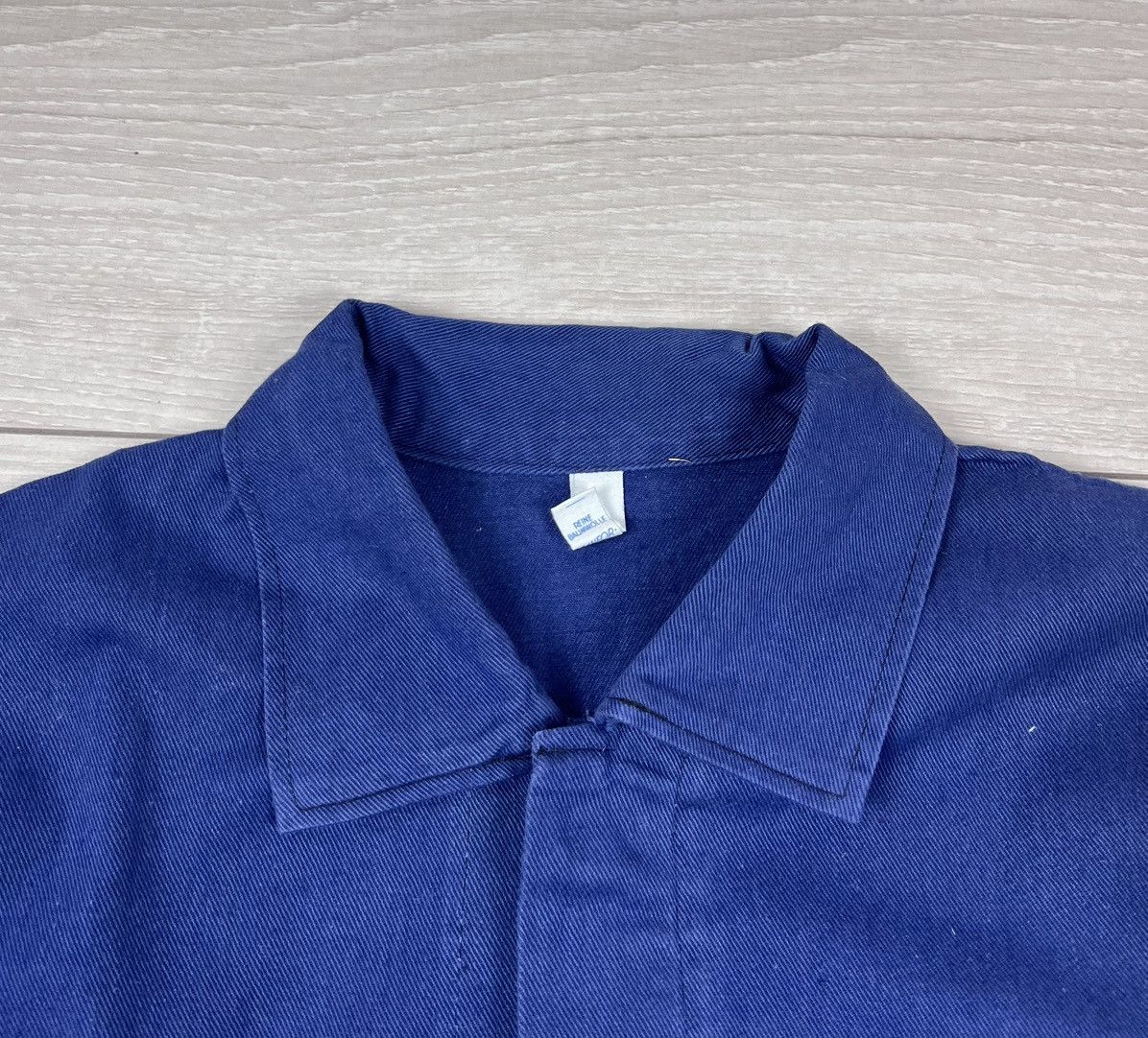 Le Laboureur Le Laboureur Vintage 80s French Blue Work Chore Jacket Size US L / EU 52-54 / 3 - 5 Thumbnail