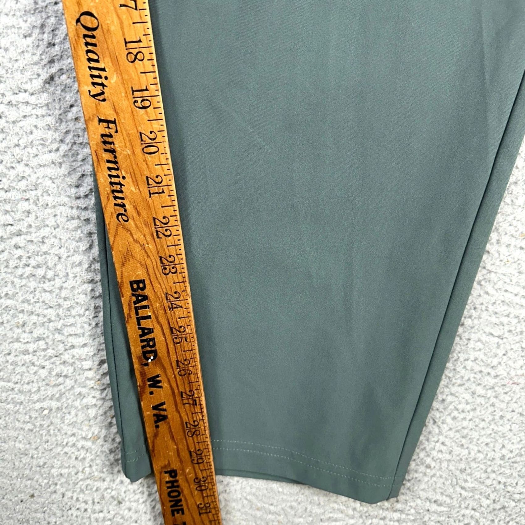Vintage 01.Algo Mens Chino Golf Pants 44 Green Performance Pocket Straight Leg NEW Size US 44 / EU 60 - 7 Thumbnail