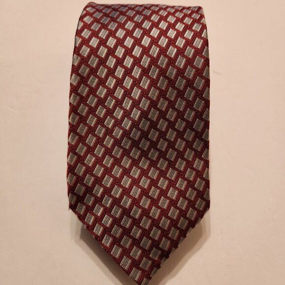 Jhane Barnes jhane Barnes men's new 100%silk tie 3 1/2" X 64 1/2" Size ONE SIZE - 1 Thumbnail