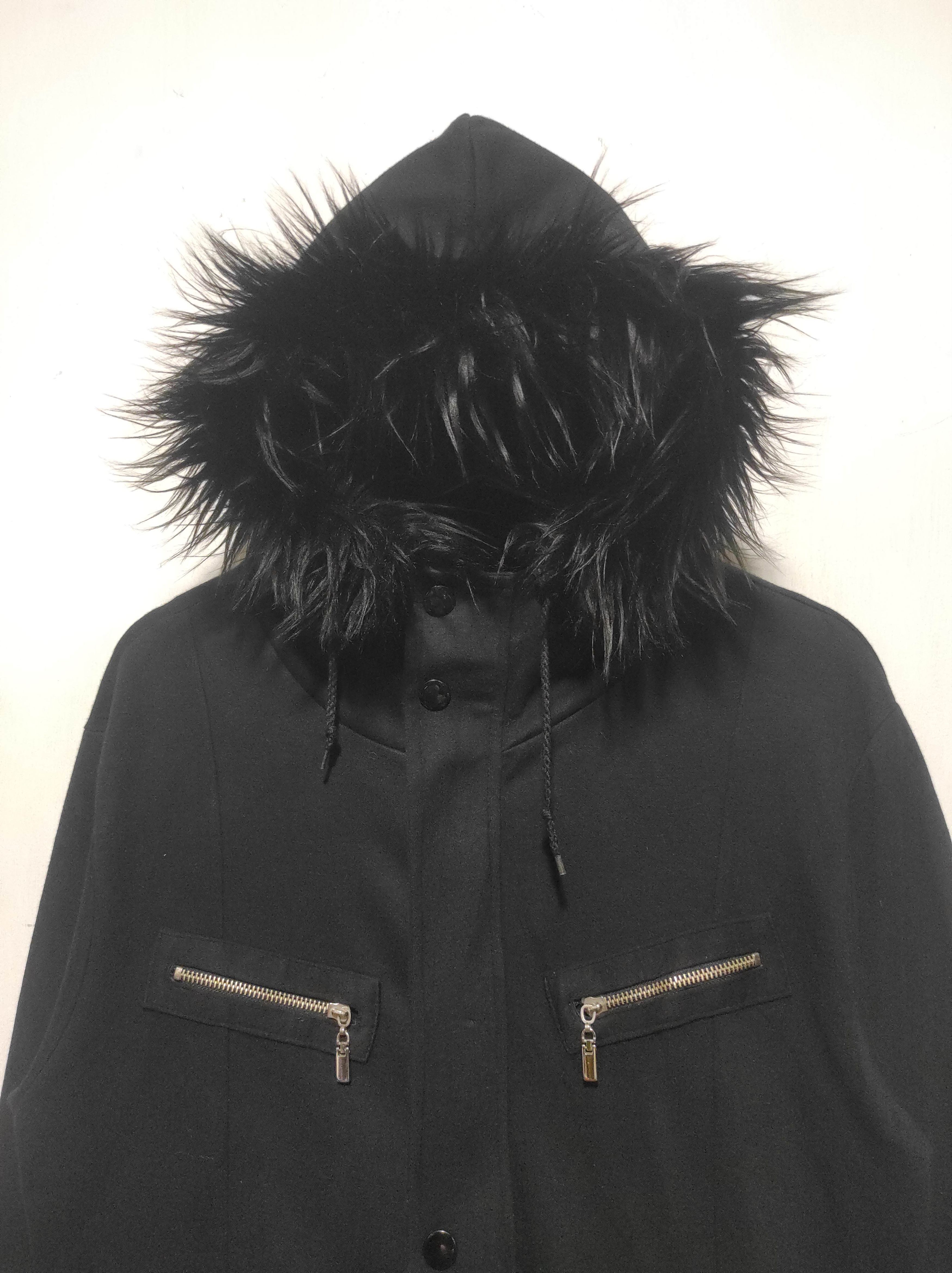 Hysteric Glamour Black Pocket Zip Fur Hoodie Parka LGB style Size US M / EU 48-50 / 2 - 3 Thumbnail