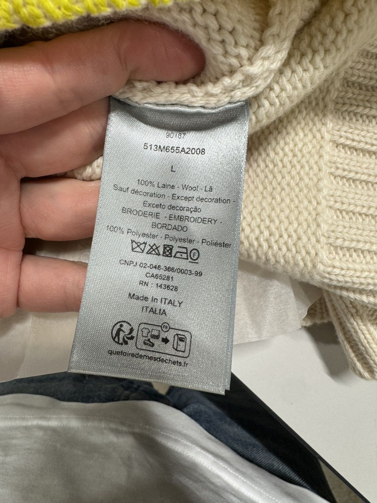 Dior × Kaws Dior X KAWS Embroidery Sweater NEW 2500$ Size US L / EU 52-54 / 3 - 6 Thumbnail