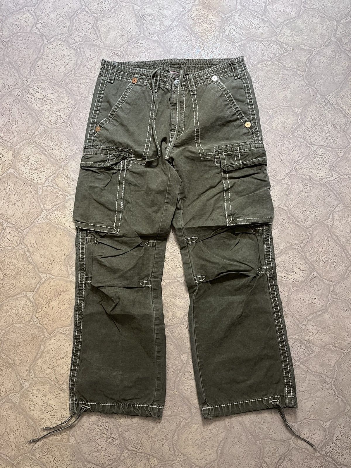 True Religion × Vintage Vintage True Religion Cargo Pants | Grailed