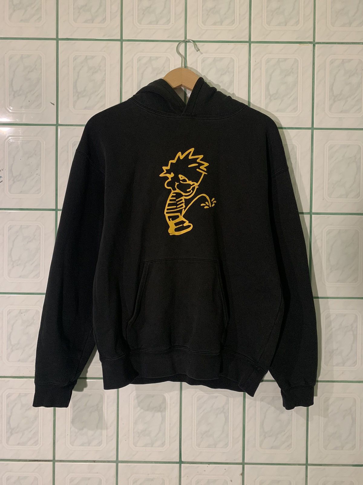 FUCT × Vintage Vintage Calvin Peeing Fade Black Humor Hoodie Size US M / EU 48-50 / 2 - 1 Thumbnail