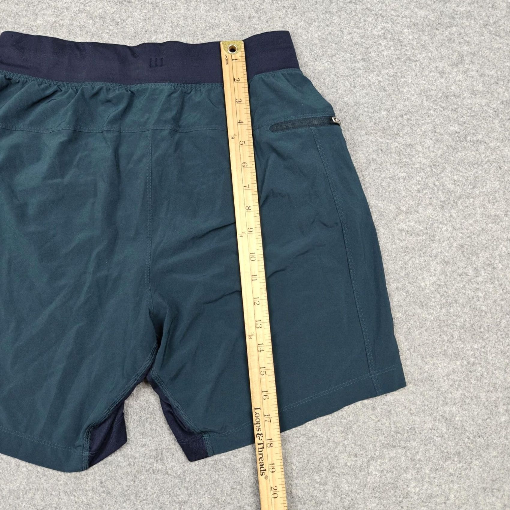 Lululemon Lululemon Mens Small Green Running Shorts Microfiber Athletic 9 Inch Size US 29 - 6 Thumbnail