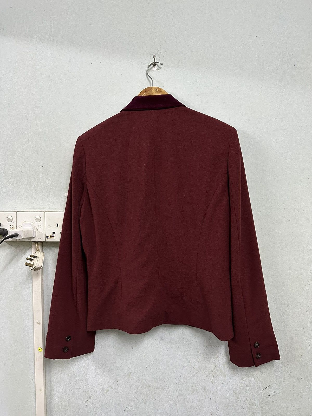 Yohji Yamamoto 👹Yohji Yamamoto Y’S Bis Wool Crop-Top Jacket (Woman) Size US S / EU 44-46 / 1 - 8 Thumbnail
