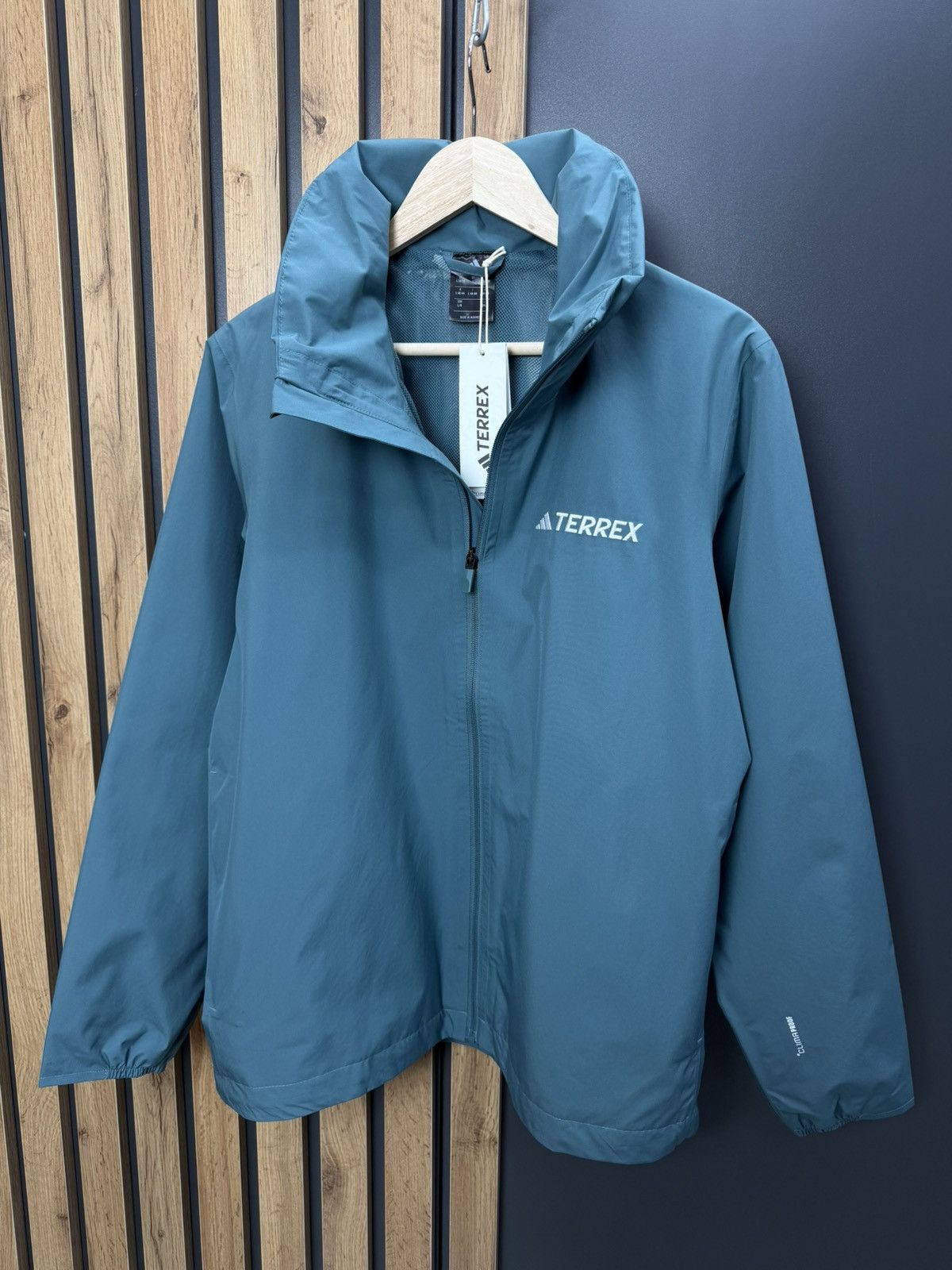 Adidas Adidas Terrex Multi Essential 2L Rain Jacket Green Women’s Size L / US 10 / IT 46 - 4 Thumbnail