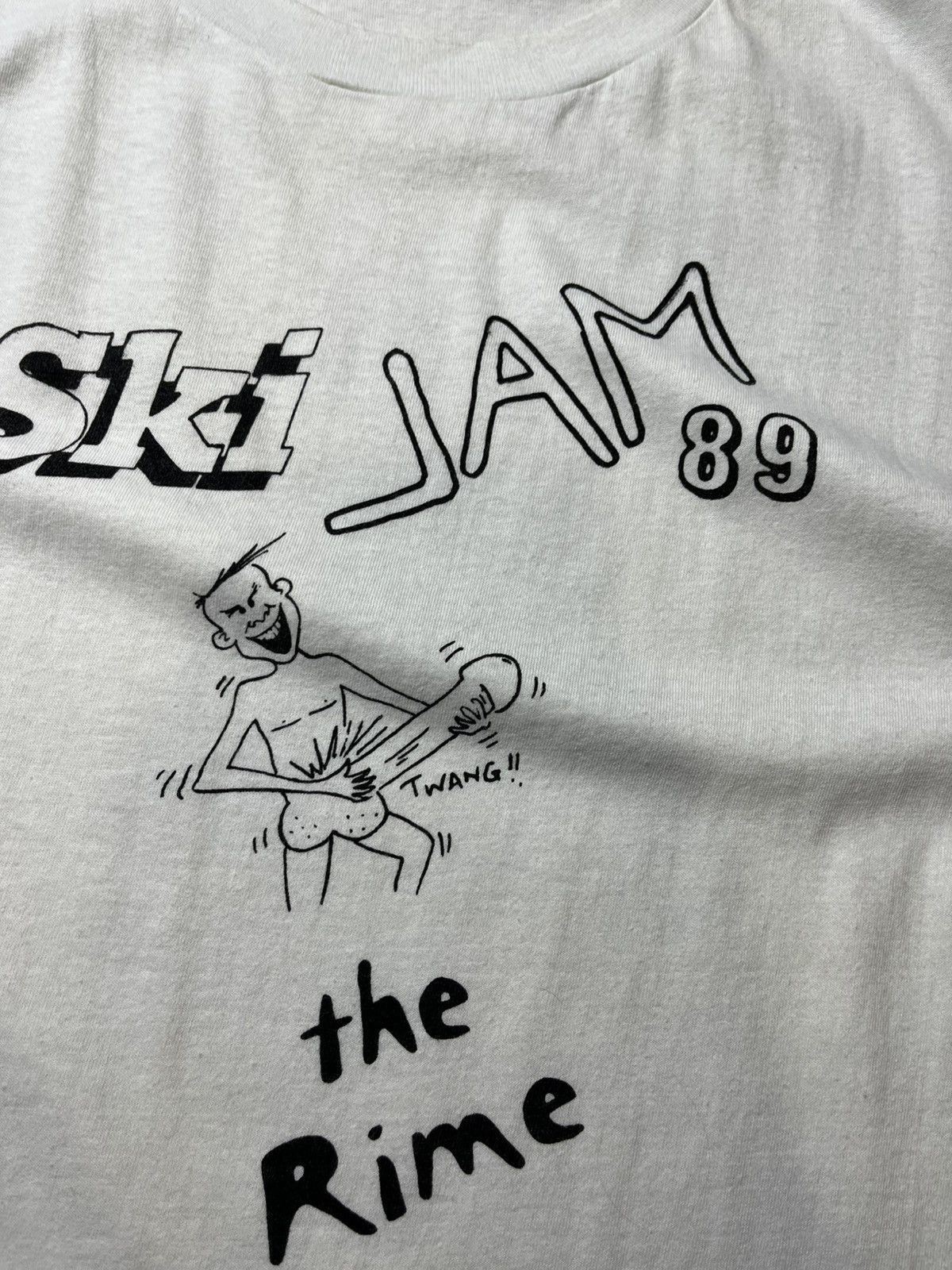Vintage Vintage Ski Jam 89 Humor T shirt Size XL Size US XL / EU 56 / 4 - 7 Thumbnail