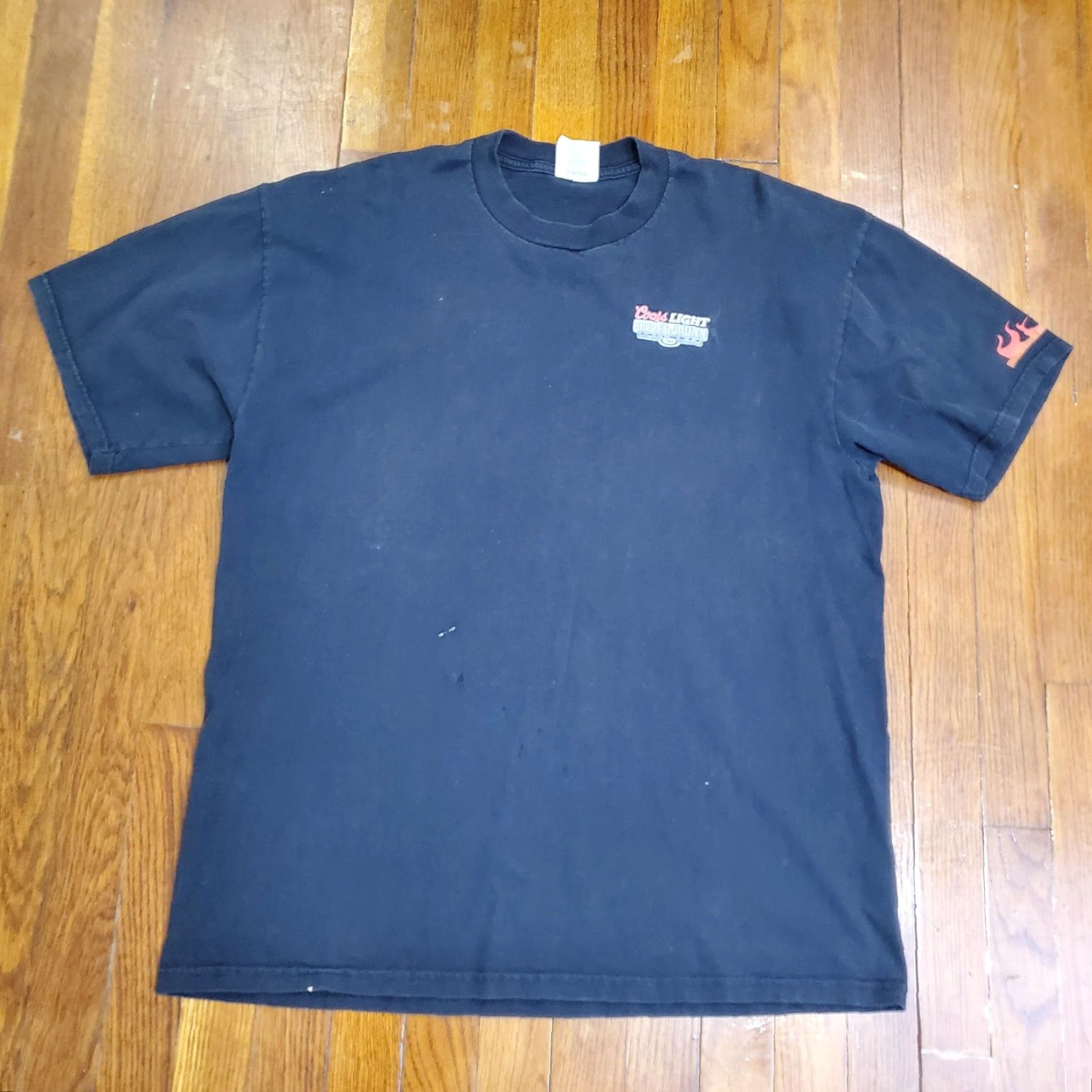Jerzees Brooks & Dunn Coors Light Shirt Mens Large Black Graphic Tee Longhorn Country Size US L / EU 52-54 / 3 - 4 Thumbnail