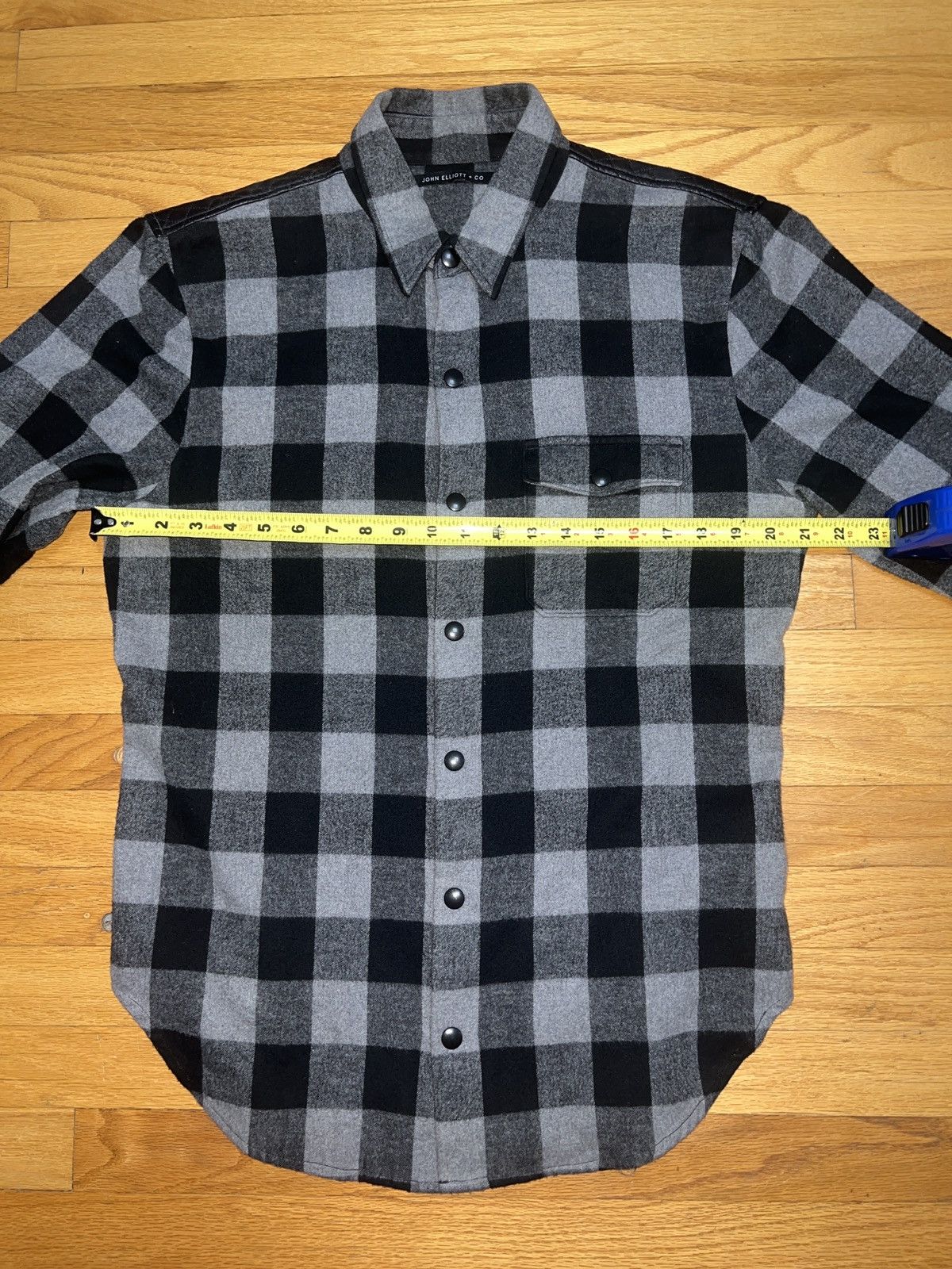 John Elliott 41 Overshirt Lambskin Flannel Size US M / EU 48-50 / 2 - 7 Thumbnail