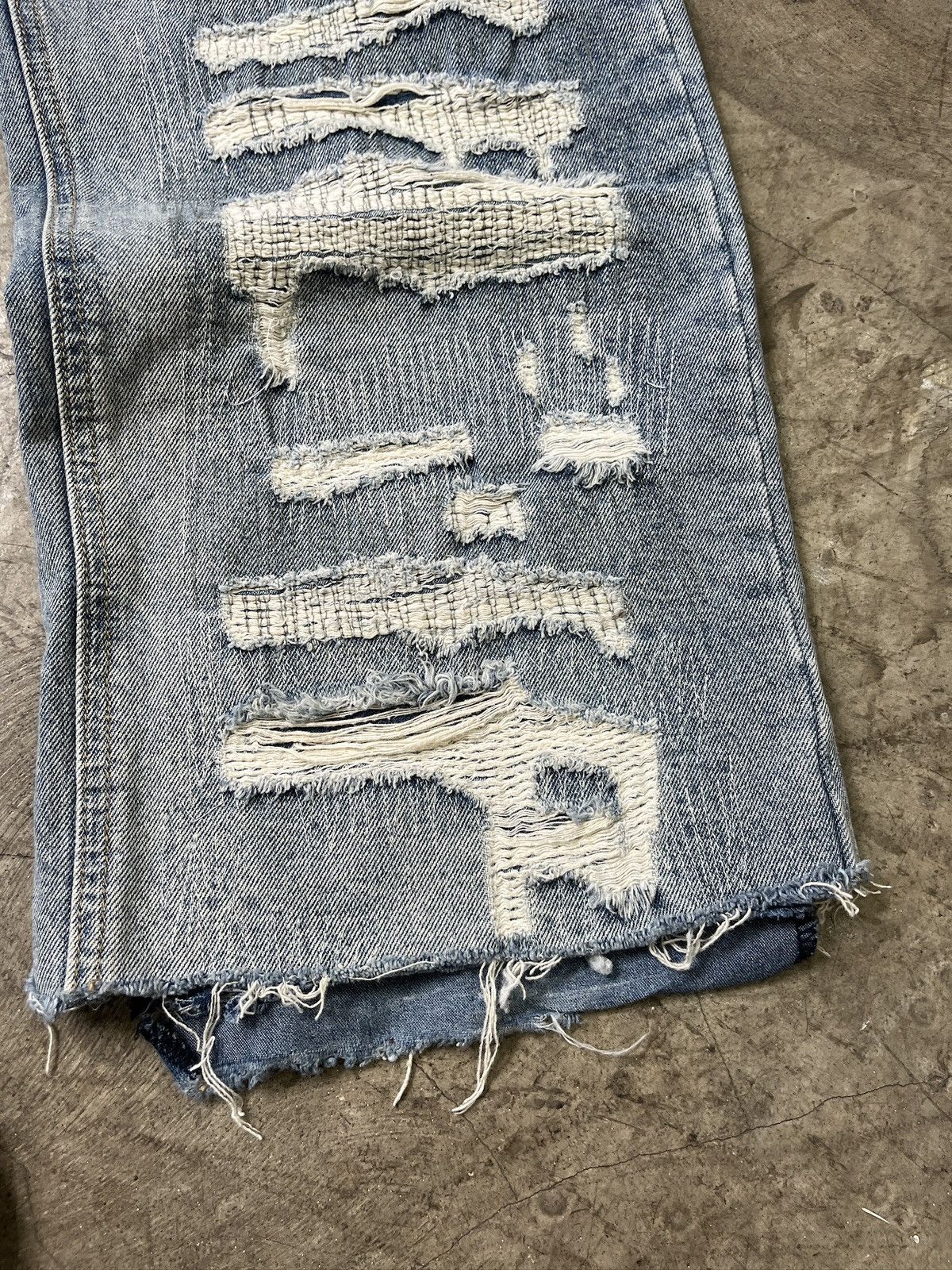 Other Still Water Distressed Reworked Denim Jeans (unisex) Size US 29 - 3 Thumbnail