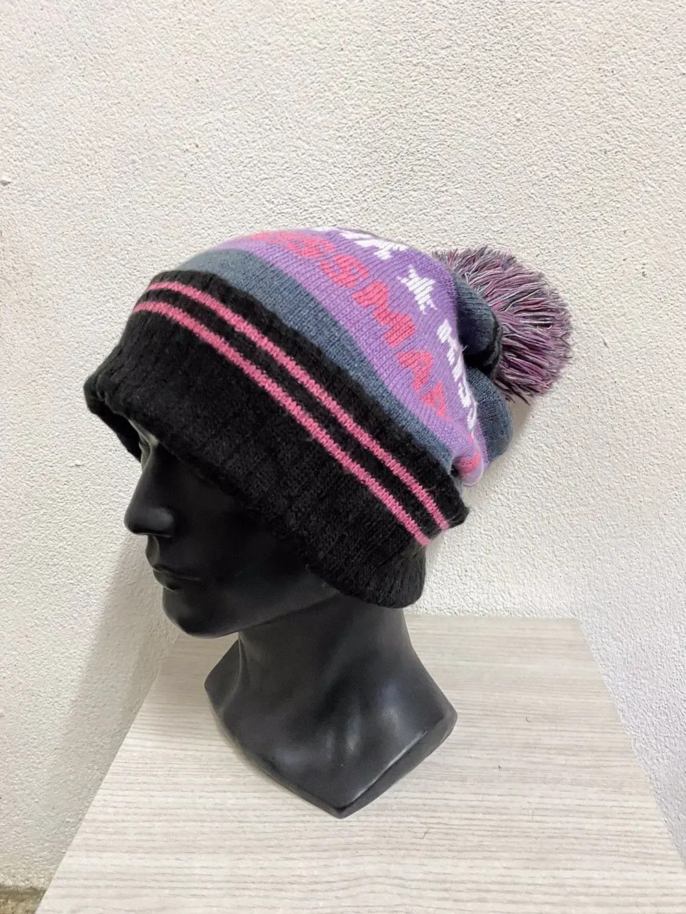 Japanese Brand × Kapital × Vintage Japanese Brand Bobble Beanie Hat Size ONE SIZE - 2 Thumbnail