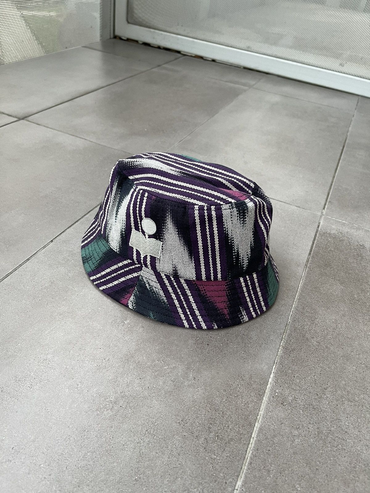 Isabel Marant !DS! SS23 Isabel Marant Geometric Print Haleyh Bucket Hat Size ONE SIZE - 2 Thumbnail