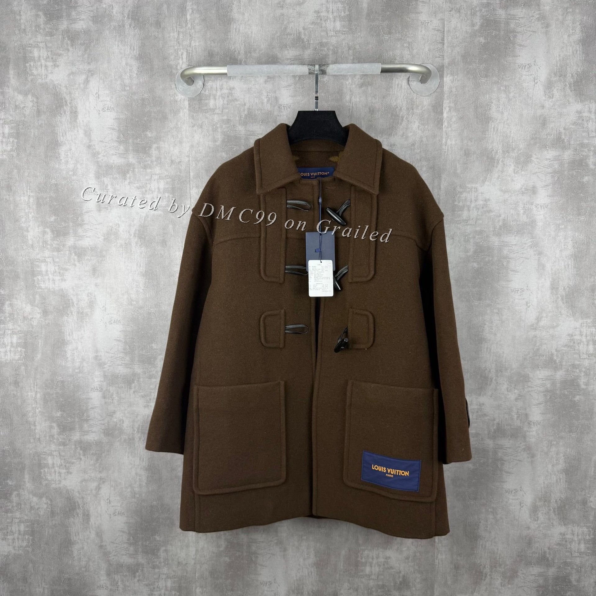 Louis Vuitton Louis Vuitton 2025 Black Wool Coat Size XS / US 0-2 / IT 36-38 - 1 Thumbnail