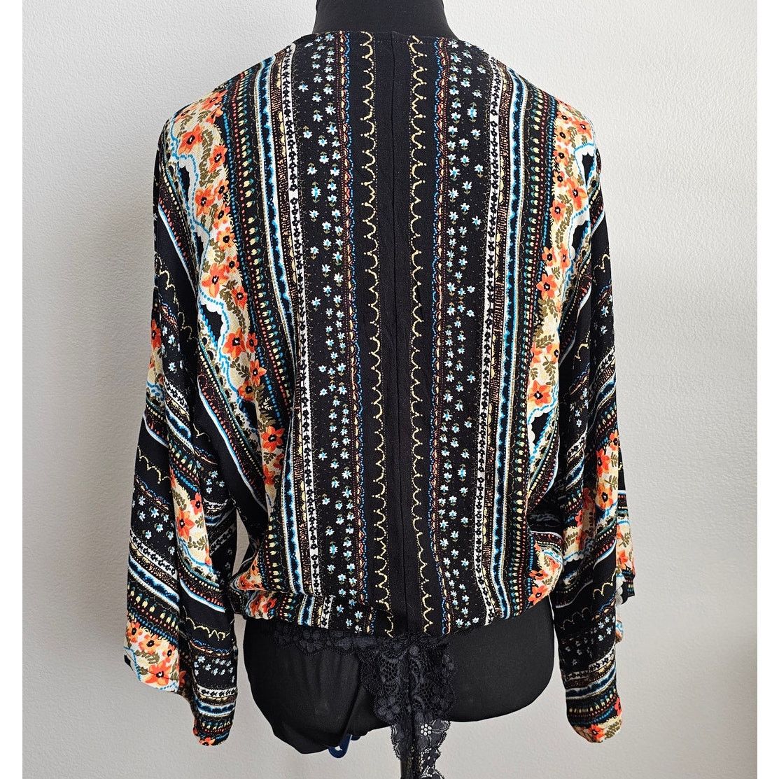 Free People Free People Intimately Floral Dolman Sleeve Bodysuit XS Size XS / US 0-2 / IT 36-38 - 6 Thumbnail