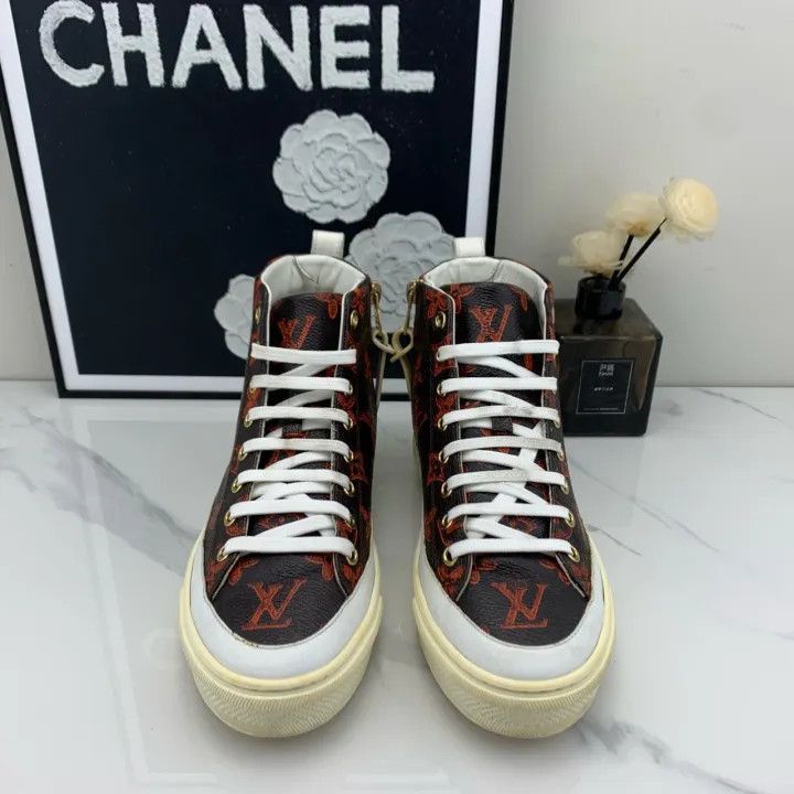 Louis Vuitton Louis Vuitton Brown Stellar Sneakers for Women -2508 Size US 4 / IT 34 - 2 Thumbnail