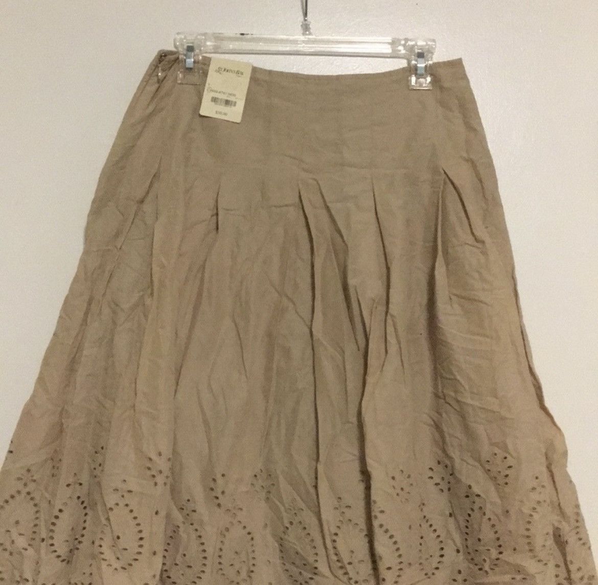 St. Johns Bay St John’s Bay Tan Midi Skirt Size 28" / US 6 / IT 42 - 3 Thumbnail