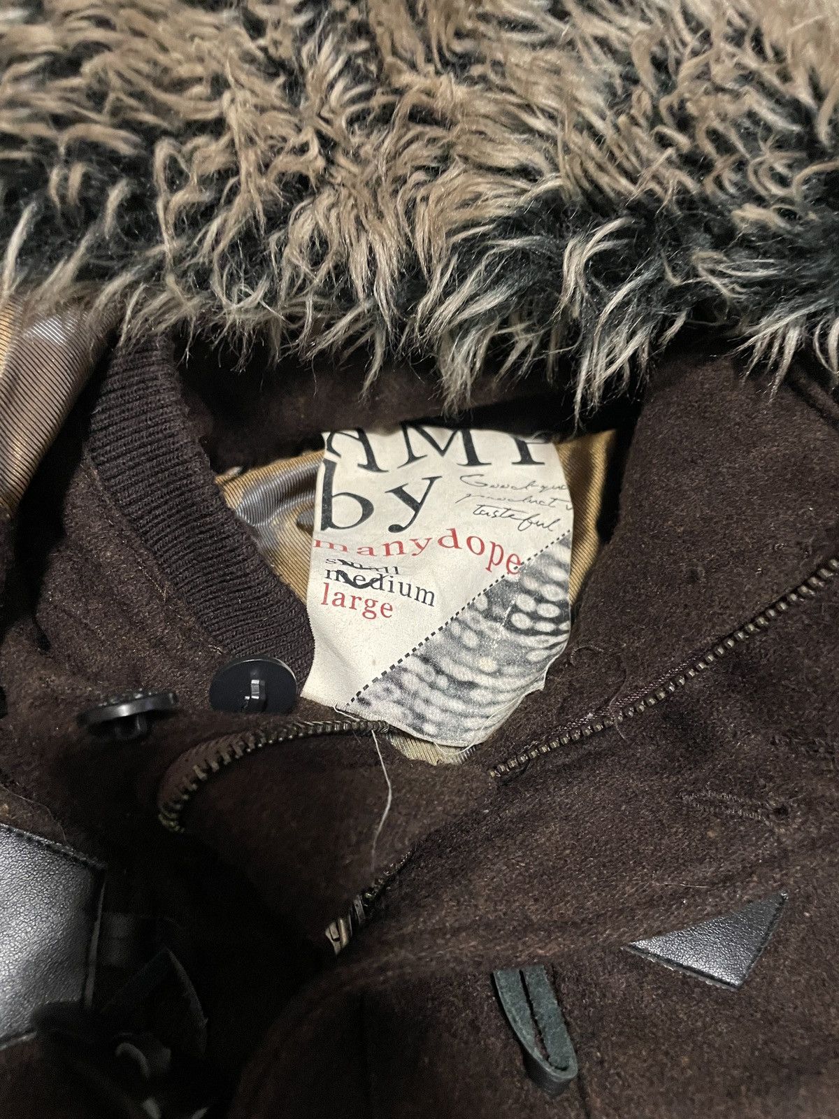 2000s Japanese archive vkei fur gimmic jacket