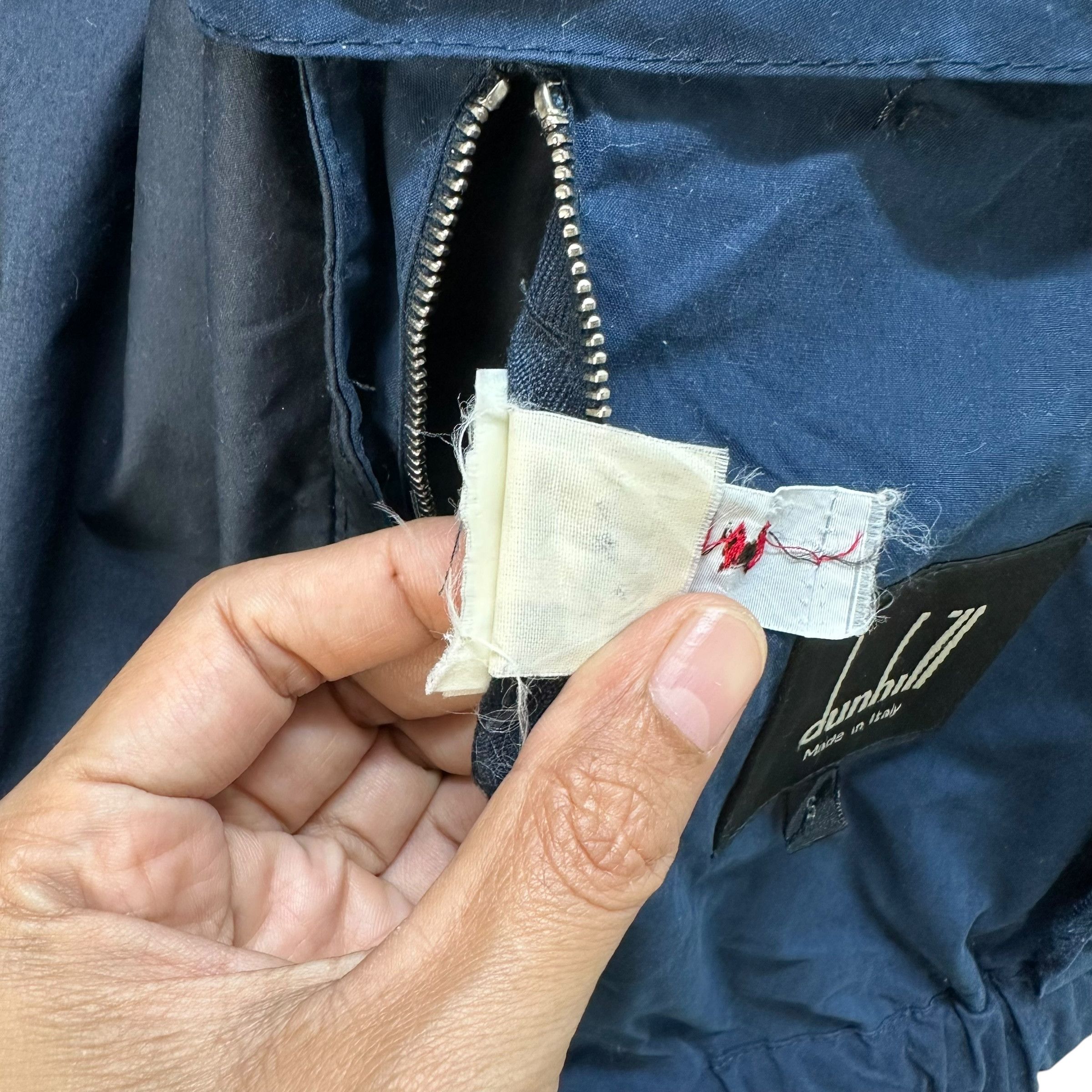 Alfred Dunhill ALFRED DUNHILL Small Logo Casual Bomber Jacket #1512-A62 Size US S / EU 44-46 / 1 - 11 Thumbnail