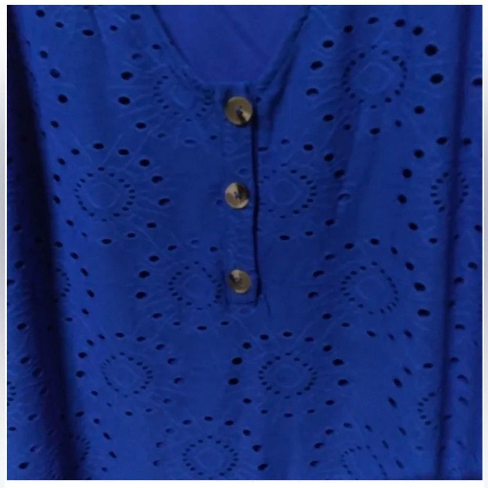 The Unbranded Brand Mod Cloth light shining through eyelet dress, size Small. Size S / US 4 / IT 40 - 4 Thumbnail