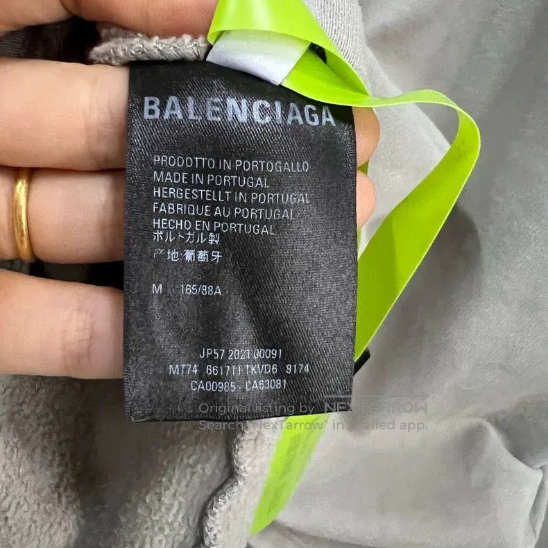 Balenciaga Balenciaga Blurred Logo Print Hoodie. Size US M / EU 48-50 / 2 - 4 Thumbnail