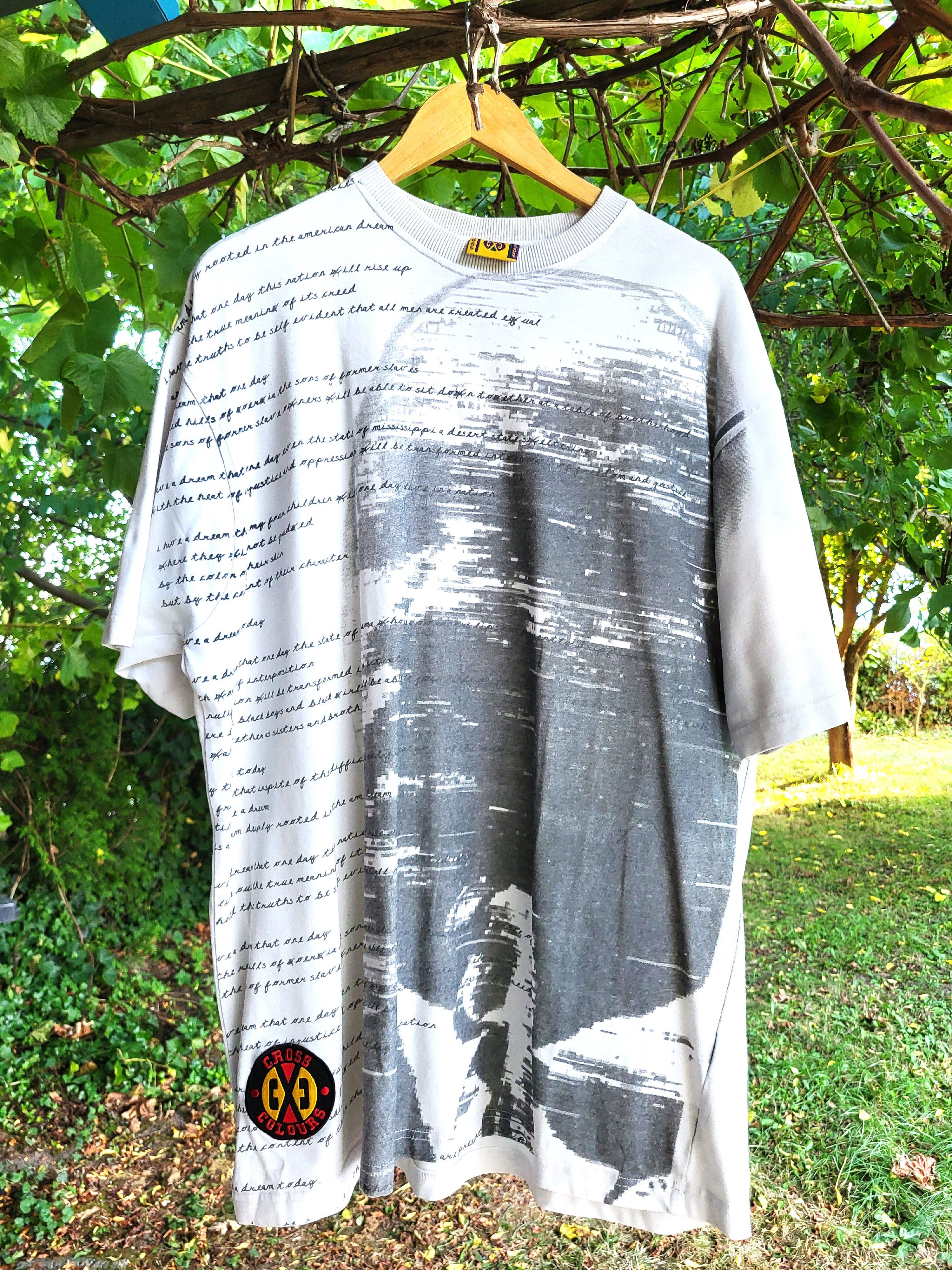 Cross Colours × Vintage Martin Luther King I have a dream Speech Poem Tee Xl Size US XL / EU 56 / 4 - 1 Thumbnail