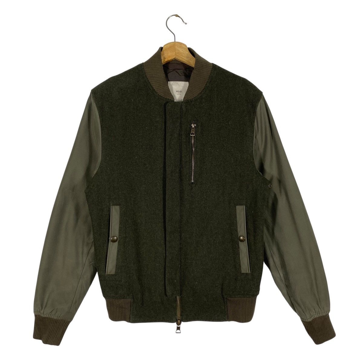 Japanese Brand Japanese Brand Wool Bomber Zipper Jacket S Size Size US S / EU 44-46 / 1 - 1 Thumbnail