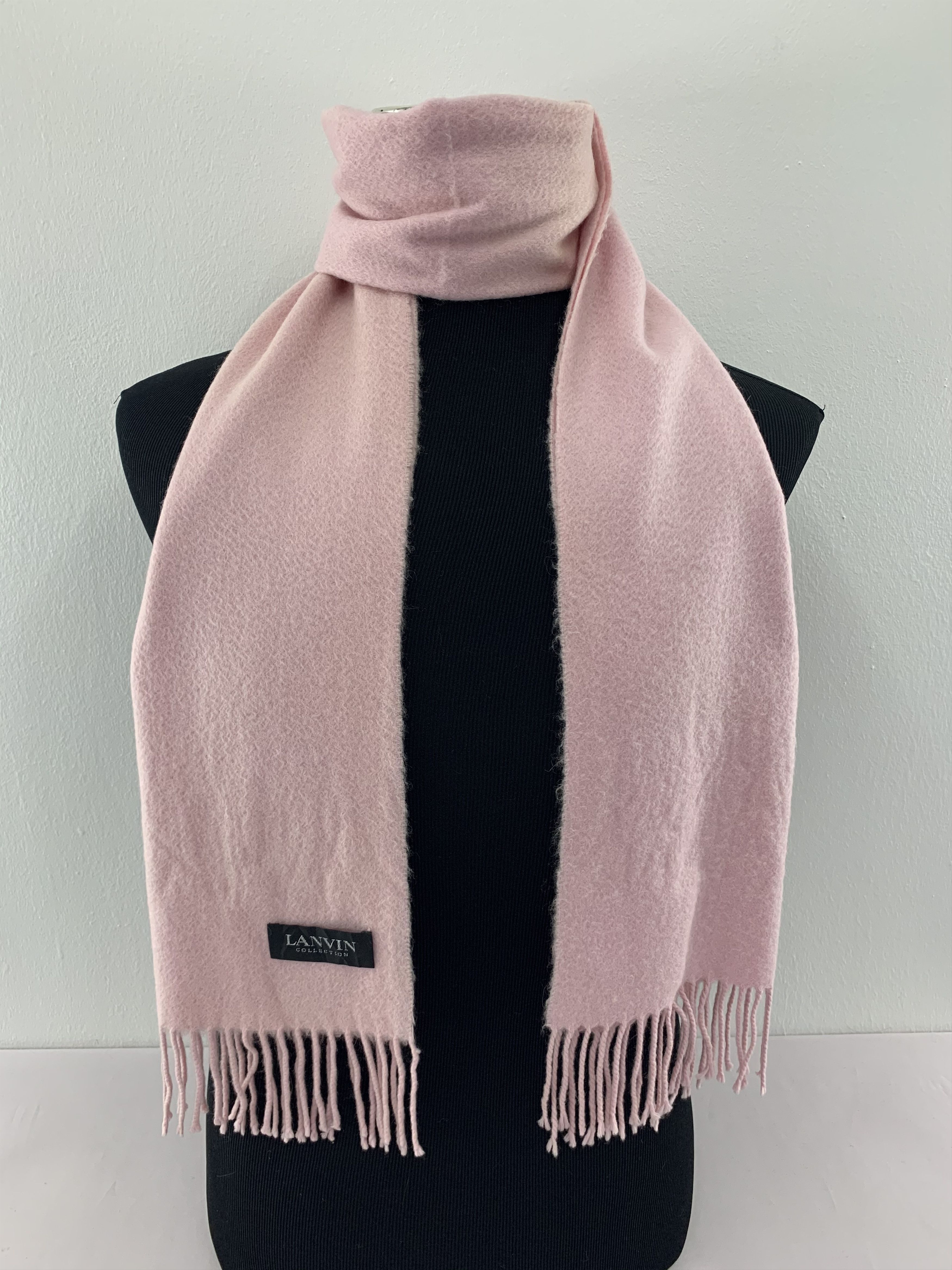 Lanvin Lanvin Scarf Cashmere Muffler Neck Wrap BL5096 Size ONE SIZE - 1 Thumbnail