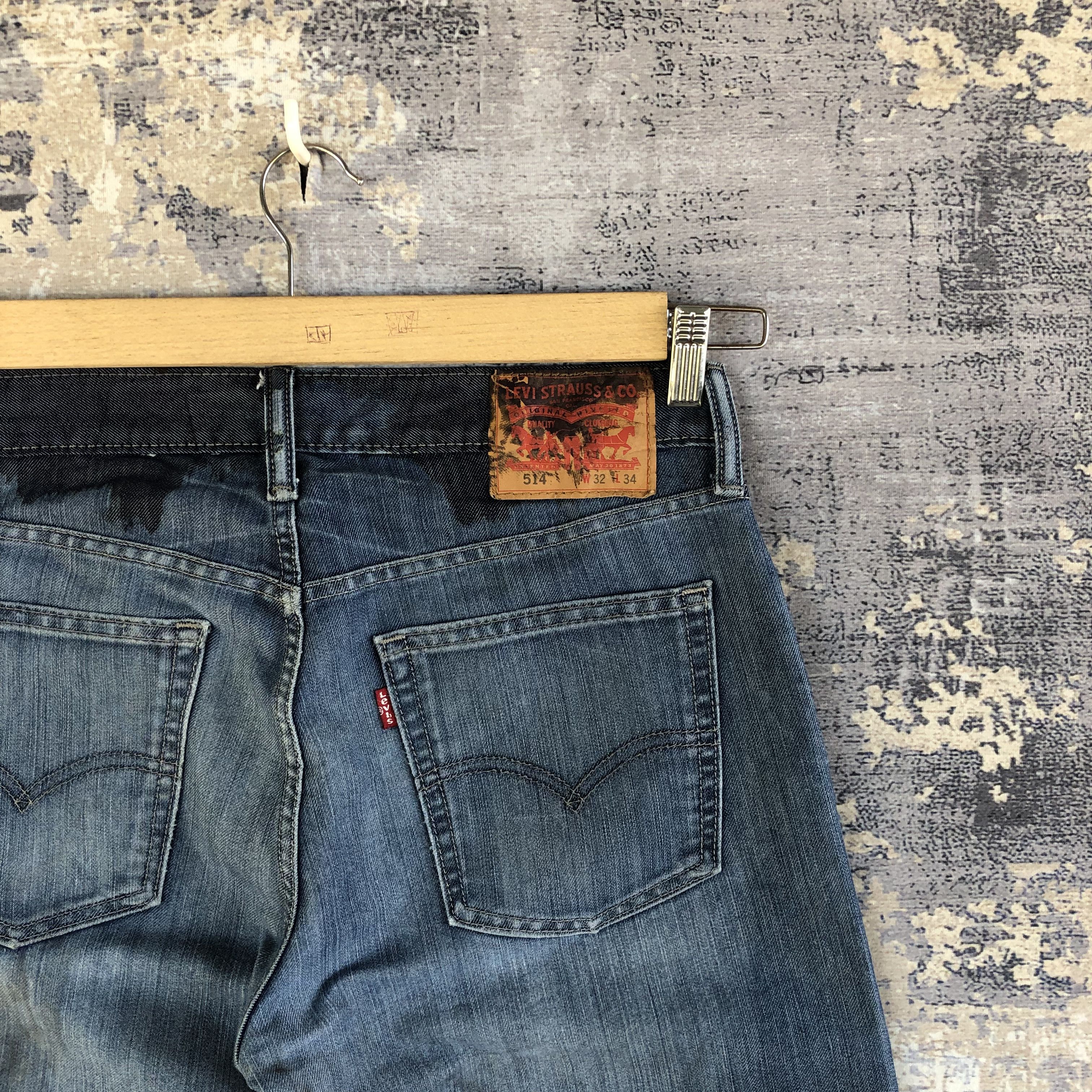 Levi's Vintage Y2K Levis 514 Faded Jeans Levi's Straight Denim Size US 30 / EU 46 - 5 Thumbnail
