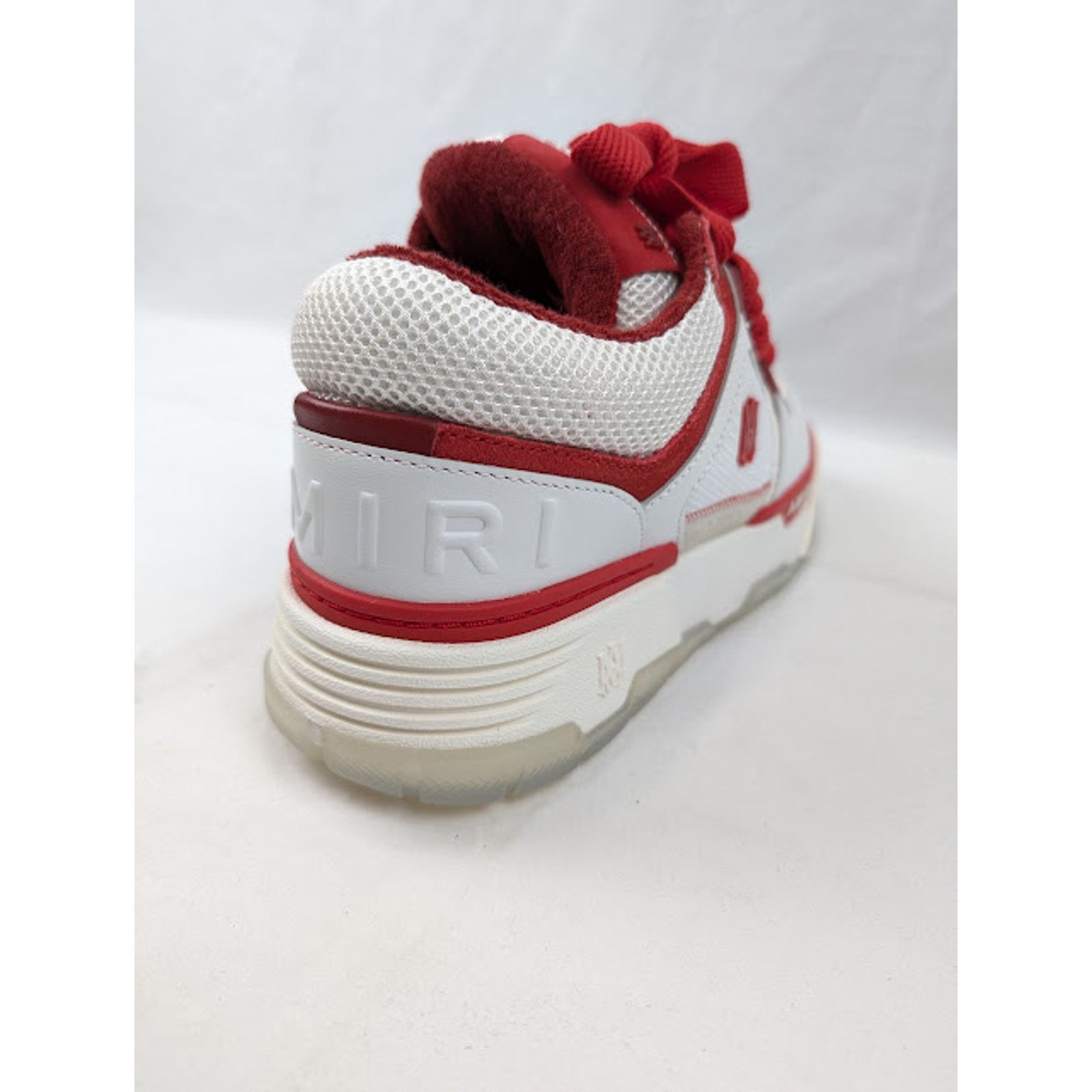 Amiri o1rshd1 Q:4 / MA-1 Low-Top Sneakers in White/ Red Size US 10 / EU 43 - 12 Thumbnail