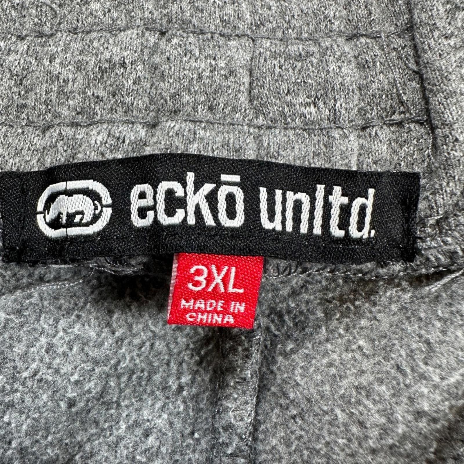 Ecko Unltd. Ecko Unltd Shorts Mens 3XL Gray Logo Graphic Athletic Size US 44 / EU 60 - 4 Thumbnail
