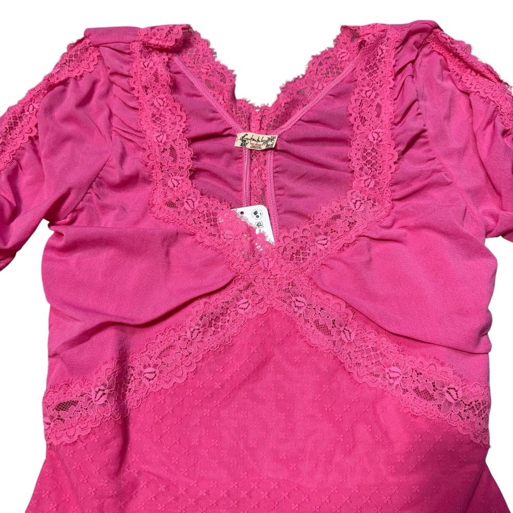 Free People NWT New Free People Forever Young Pink Bodysuit Size S Size S / US 4 / IT 40 - 5 Thumbnail