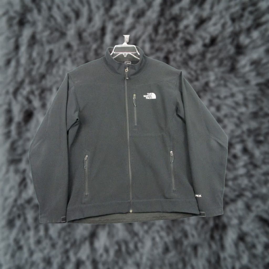 The North Face The North Face Apex Jacket Mens Large Black Softshell Full Zip Fleece Lined AL5C Size US L / EU 52-54 / 3 - 1 Thumbnail