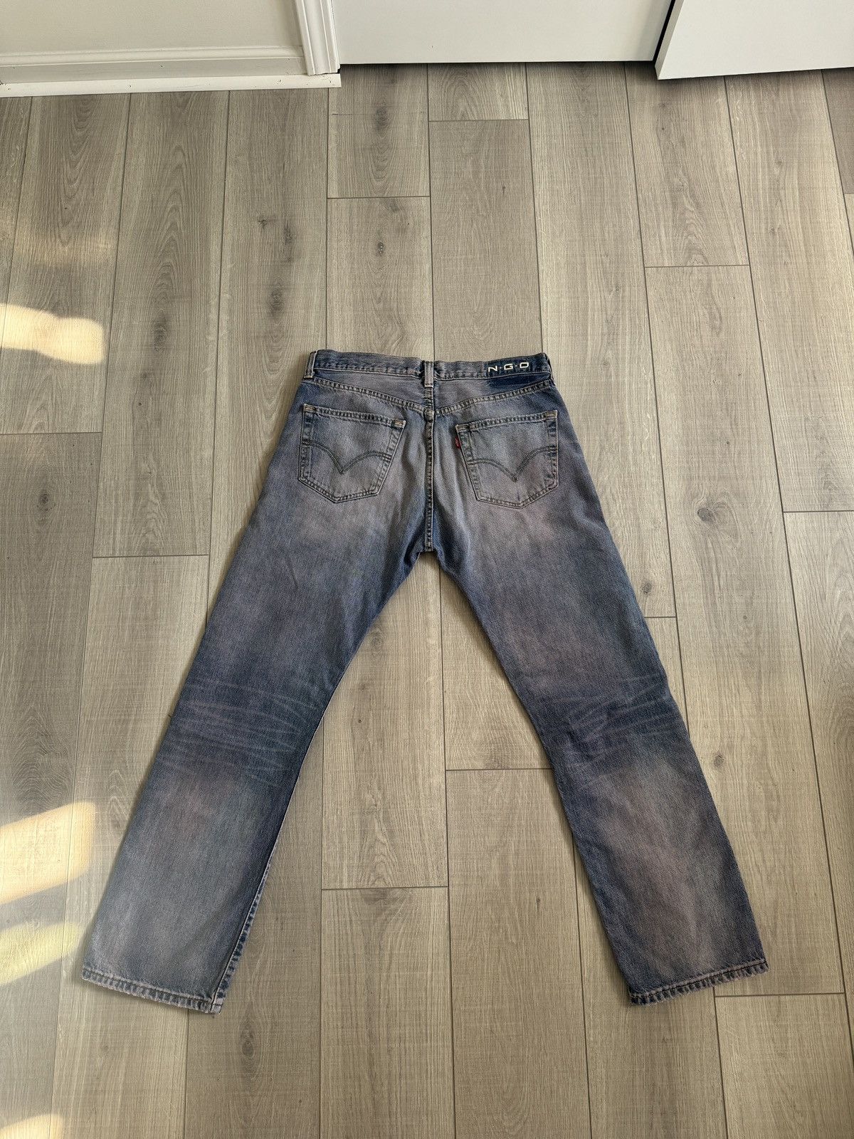 Other Custom NGO Levi 501 Jeans Size US 36 / EU 52 - 3 Thumbnail