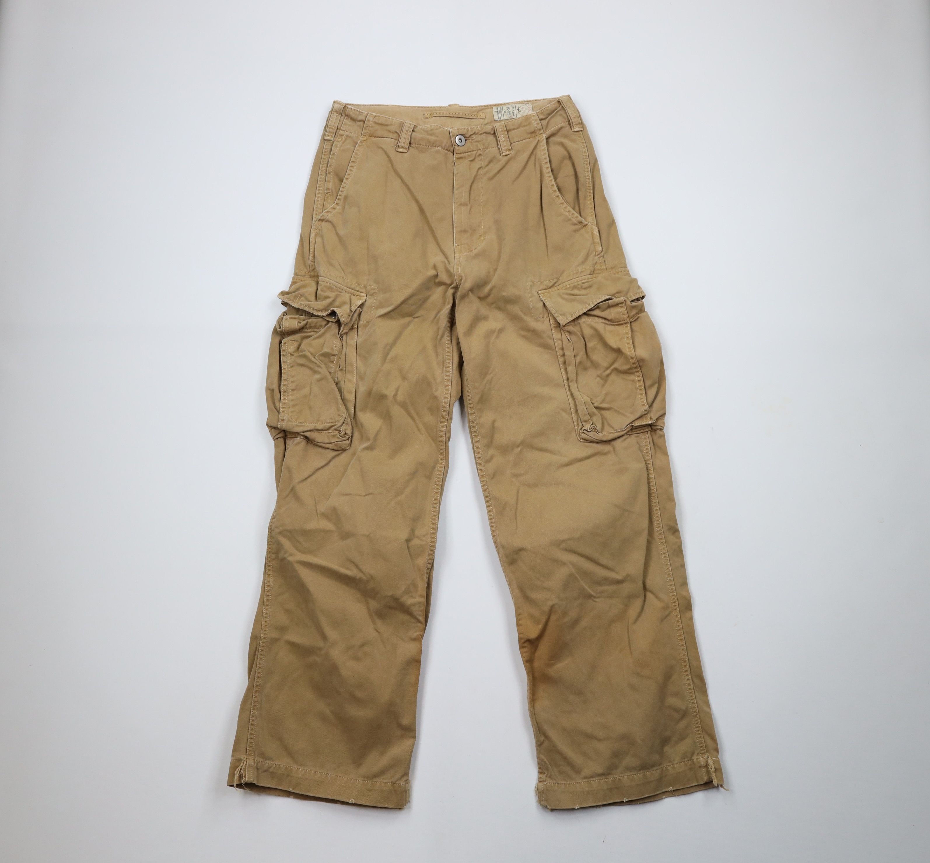 American Eagle Outfitters × Vintage Vintage Y2K American Eagle Outfitters Wide Leg Cargo Pants Size US 29 - 1 Thumbnail