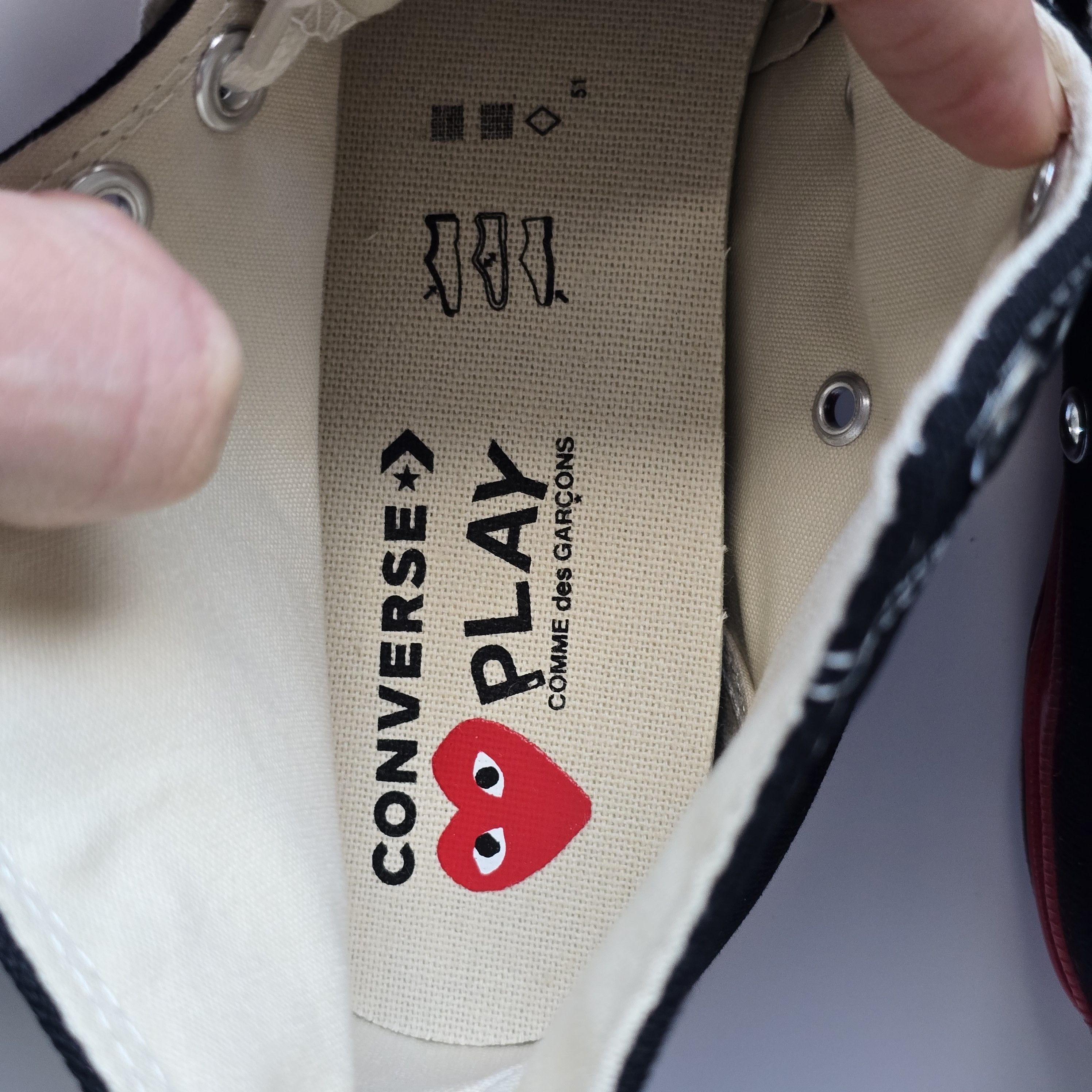 Comme des Garcons PLAY × Converse Converse Chuck 70 x Comme des Garçons PLAY Size US 9.5 / IT 39.5 - 13 Thumbnail