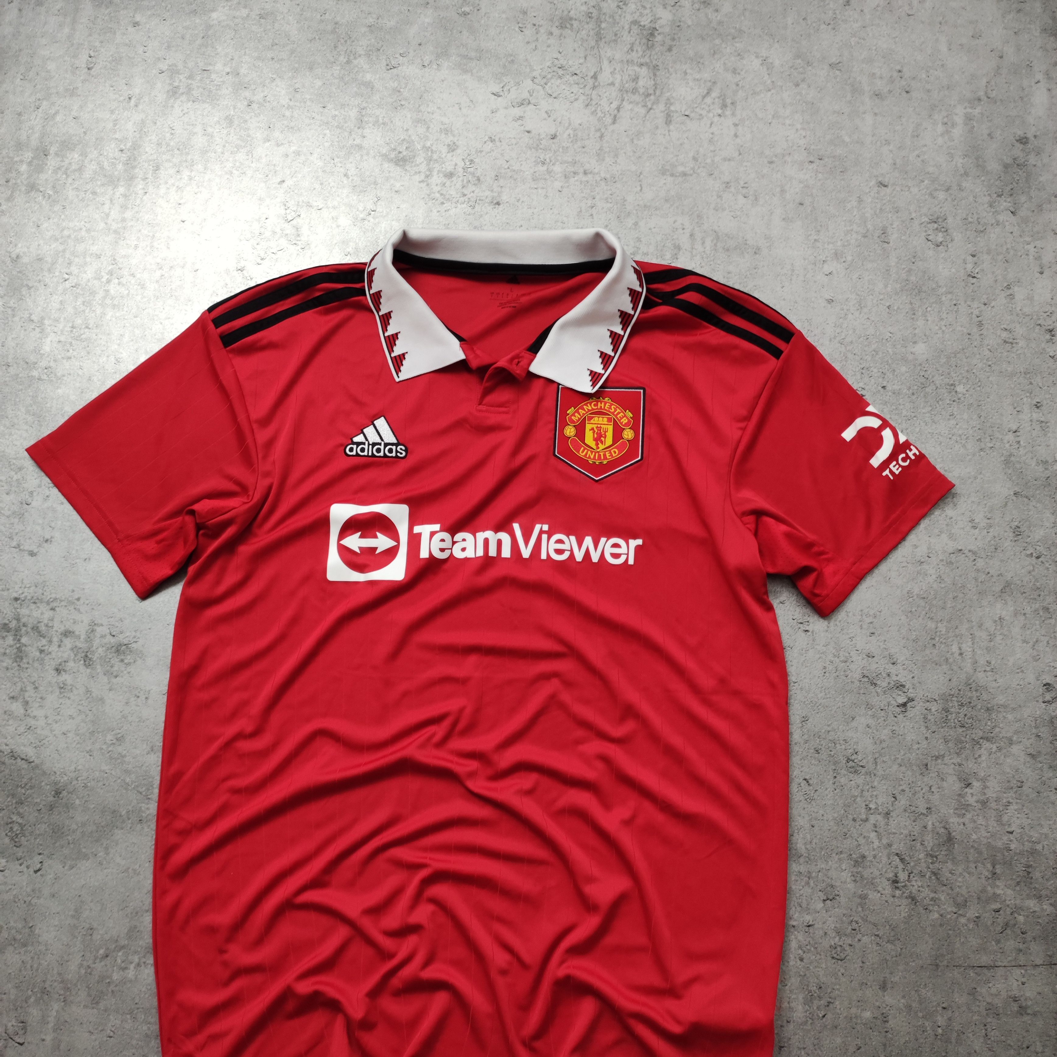 Adidas RARE Manchester United x Adidas 2022 Home Football Jersey Size US L / EU 52-54 / 3 - 2 Thumbnail