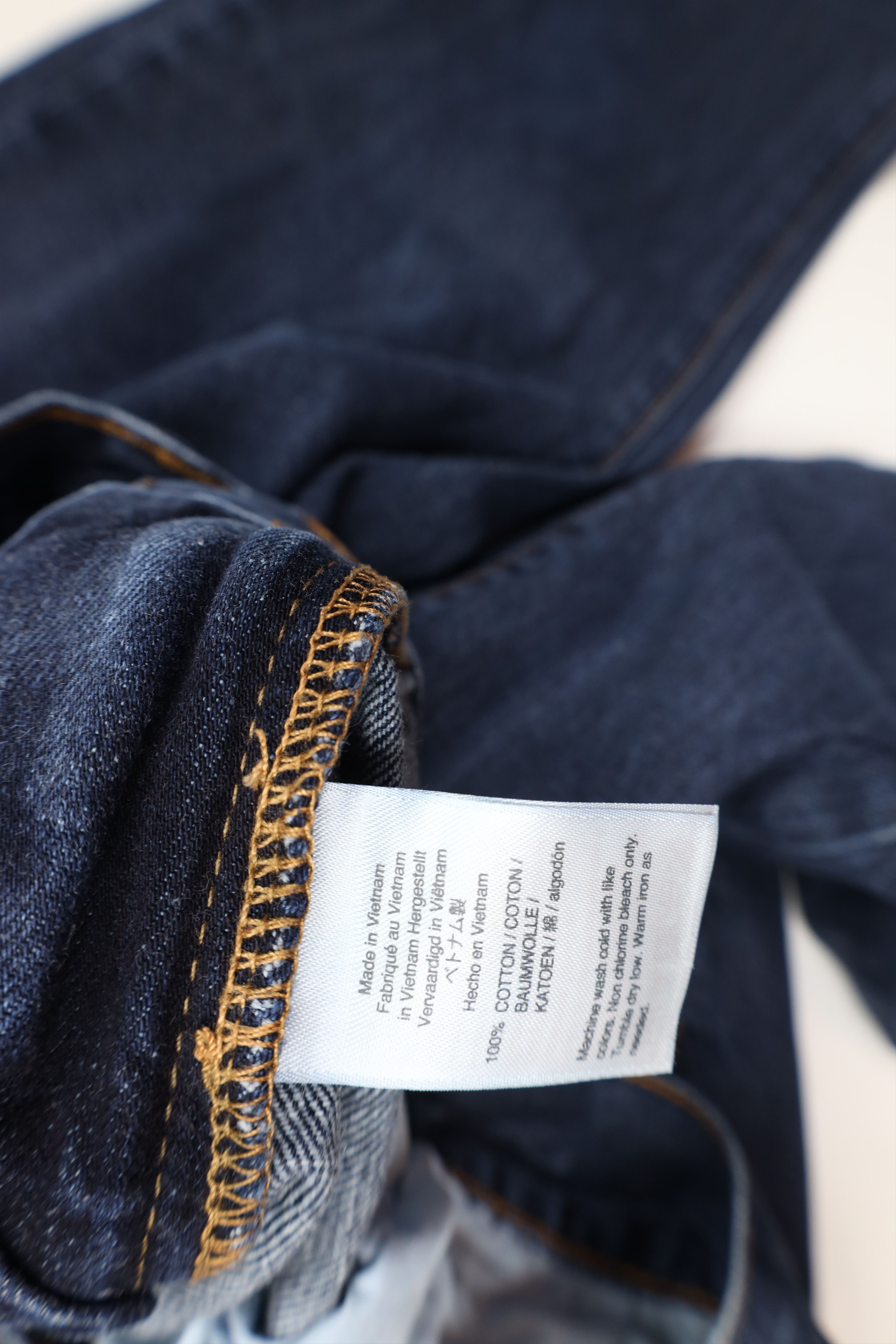 J.Crew J Crew Slim Fit Straight Leg Denim Jeans Indigo Dark Wash Size US 30 / EU 46 - 9 Thumbnail