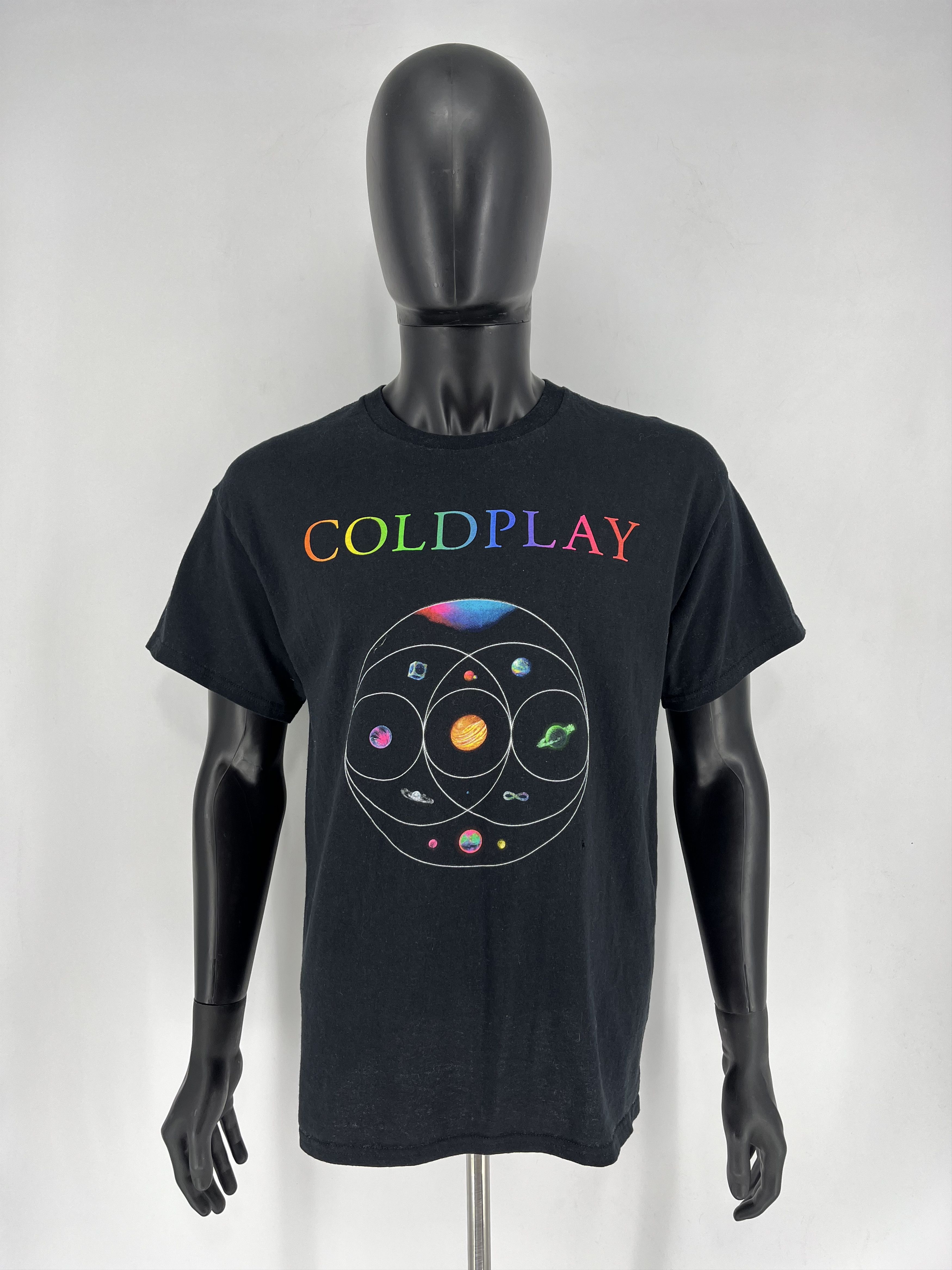 Band Tees × Vintage Vintage Y2K Coldplay MUSIC of the SPHERES World Tour 2022 Size US L / EU 52-54 / 3 - 2 Thumbnail