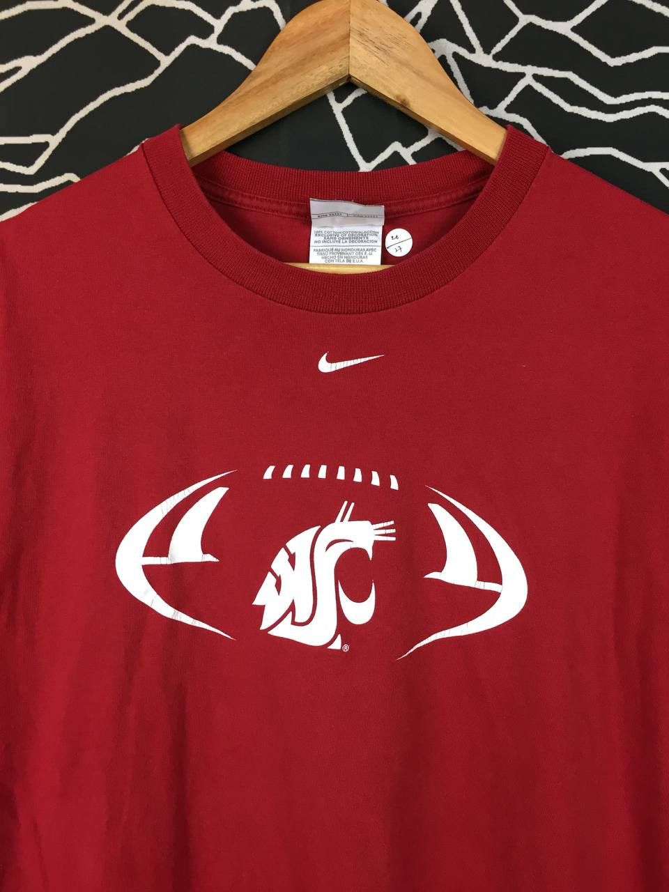 Nike Vtg Y2K Nike WSU Washington State Cougars Football Tee Size US S / EU 44-46 / 1 - 3 Thumbnail