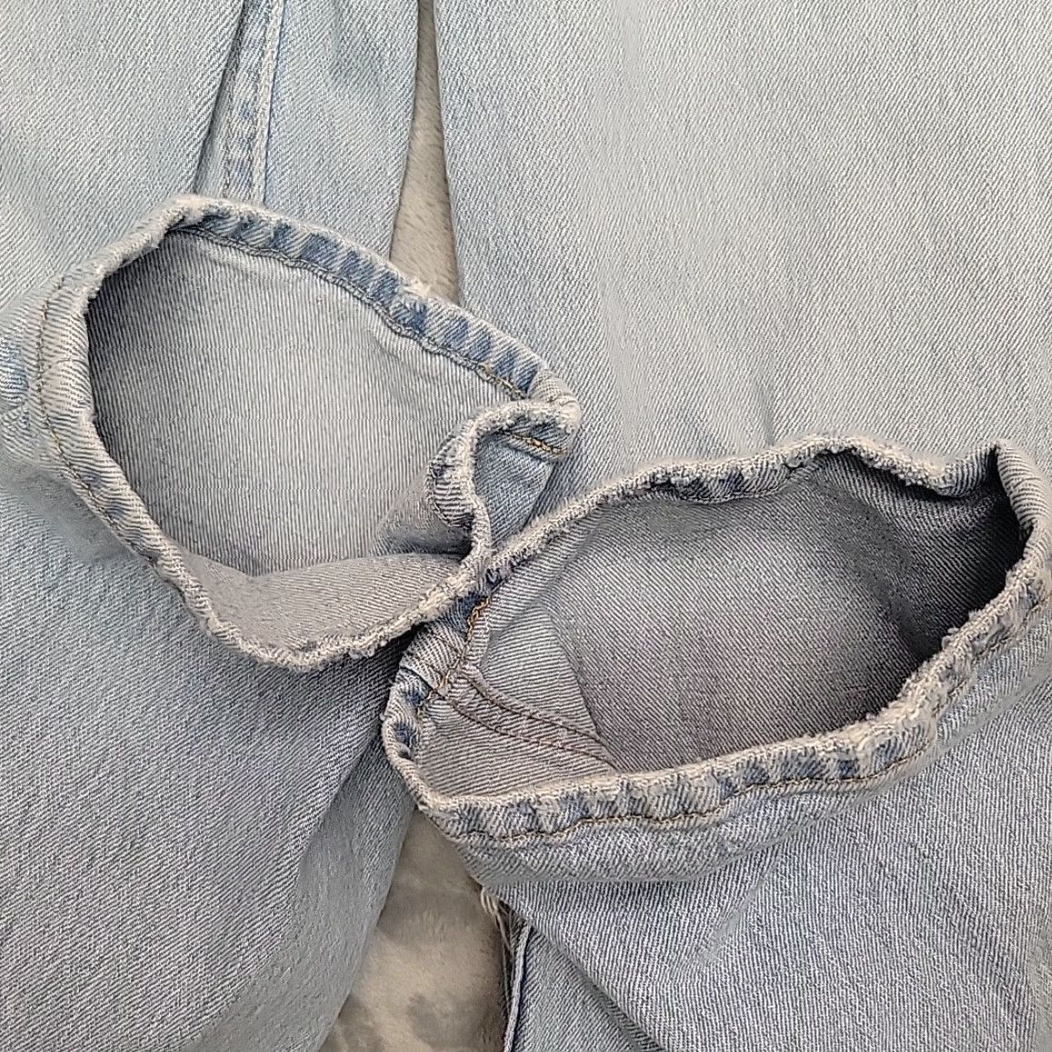 Abercrombie & Fitch VINTAGE Abercrombie & Fitch Jeans Women 27 4s Blue 90s Straight Ultra High Rise 5-Pocket Denim Cotton Blend Zip Womens Size 27" / US 4 / IT 40 - 3 Thumbnail