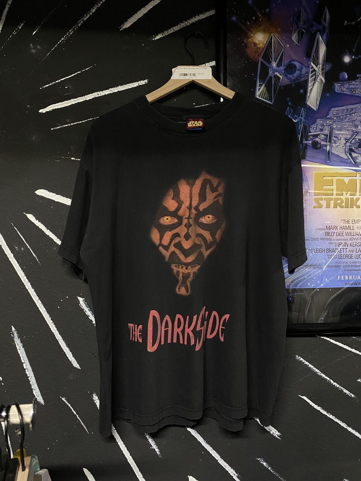 Vintage Vintage 90’s Star Wars Darth Maul Movie Tee Shirt Large Size US L / EU 52-54 / 3 - 3 Thumbnail
