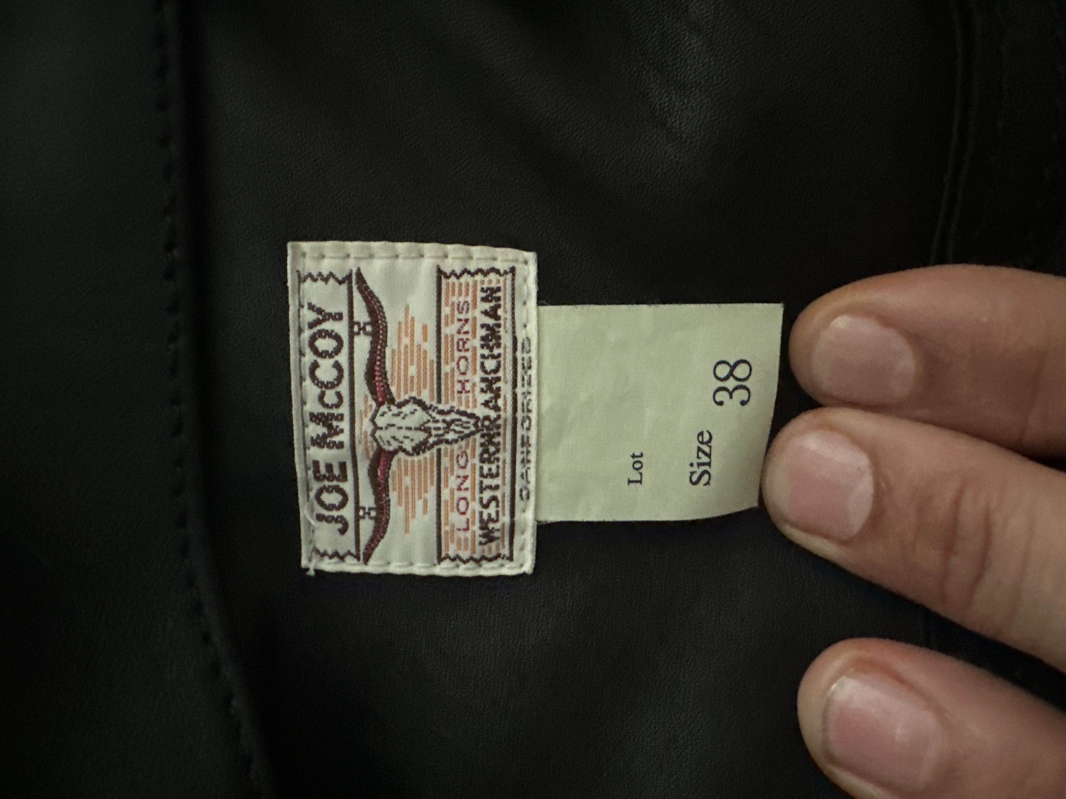 The Real McCoy's Joe McCoy Western Rough Out Leather Jacket Size US M / EU 48-50 / 2 - 5 Thumbnail