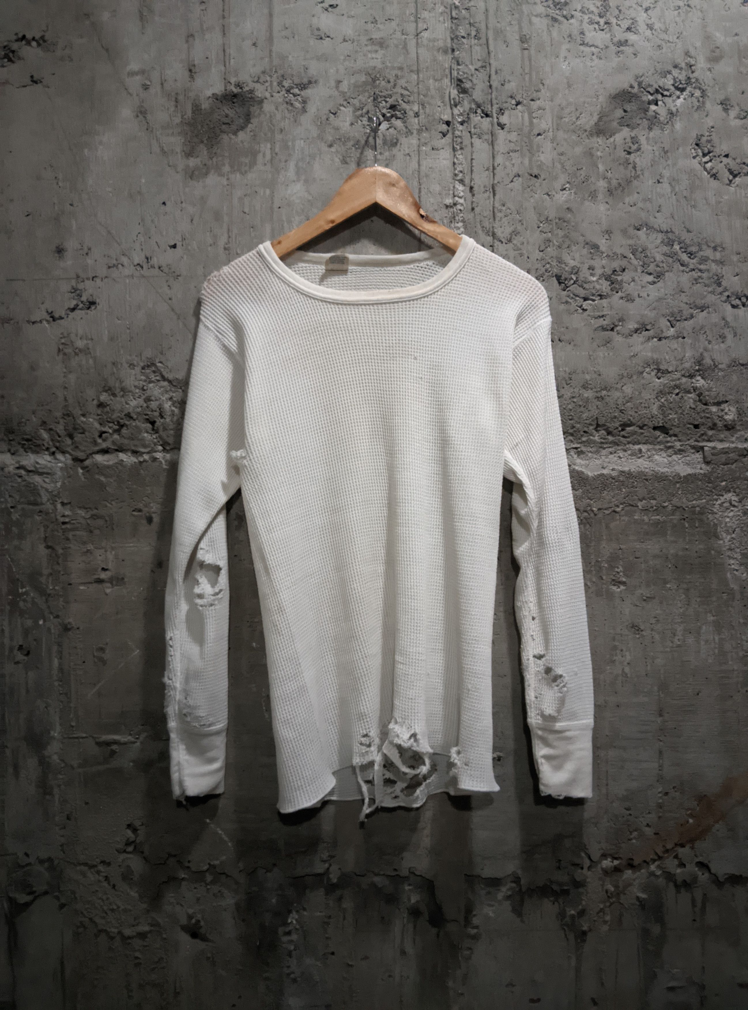 Vintage Vintage 70s thrashed je morgan thermal distressed erd Size US XL / EU 56 / 4 - 1 Thumbnail