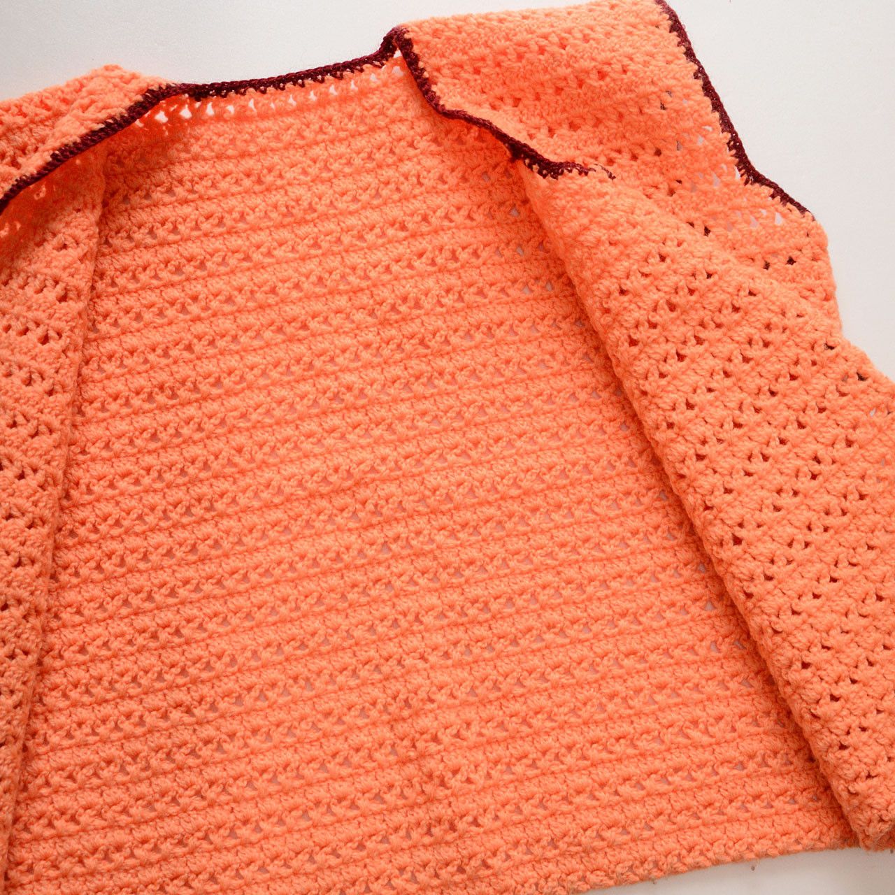 Other Handmade Showa Retro Acrylic Knit Vest – Japan Vintage Size US XXS / EU 40 - 6 Thumbnail
