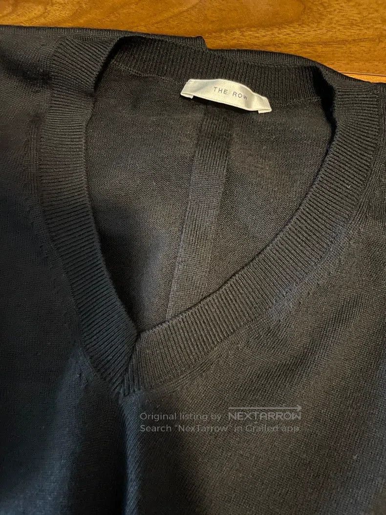 The Row The row V-neck pile-sleeve wool sweater Size XS / US 0-2 / IT 36-38 - 4 Thumbnail